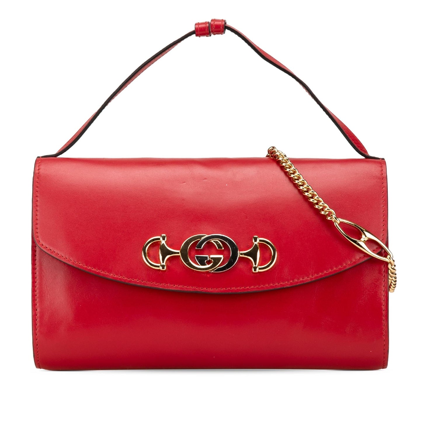 Gucci Zumi Leather Calf Red Small Satchel Bag Satchel 7