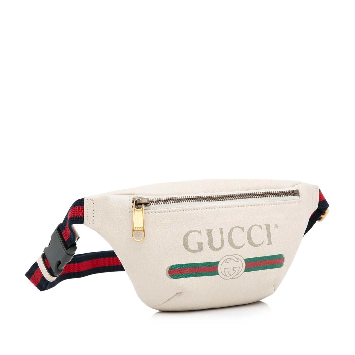 Gucci Belt SHG-mB6R20 Calf White Small Logo Accessory