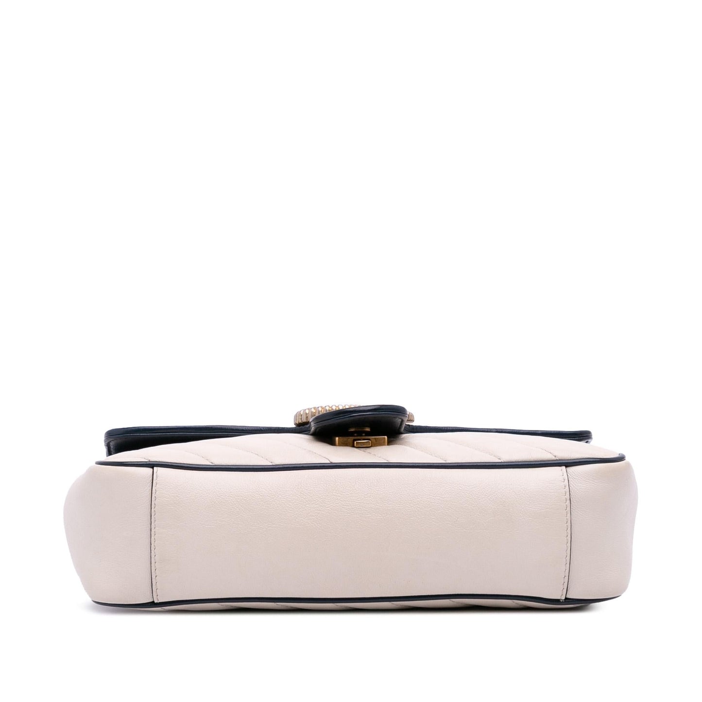 Gucci Torchon GG Marmont Matelasse Leather Small Flap Crossbody Bag