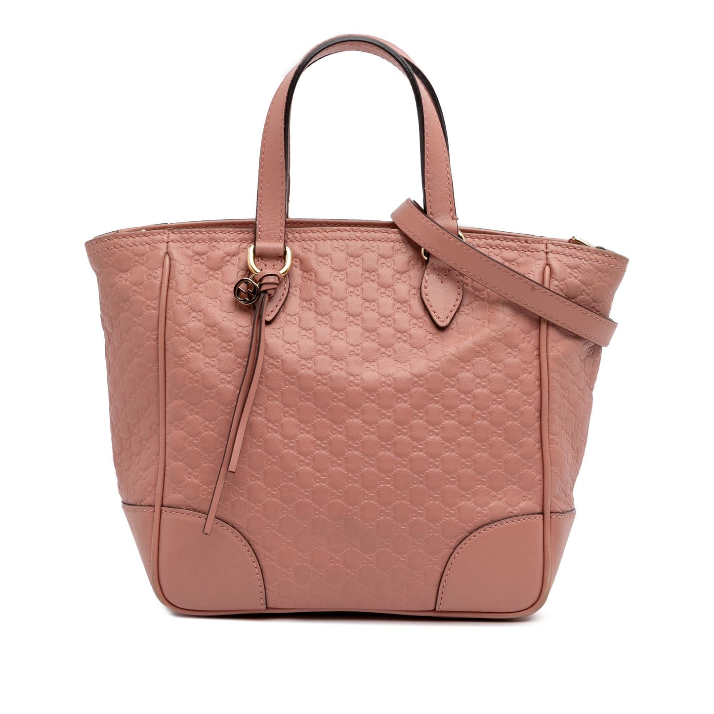 Gucci Microguccissima Bree Calf Pink Small Satchel Bag Satchel 2