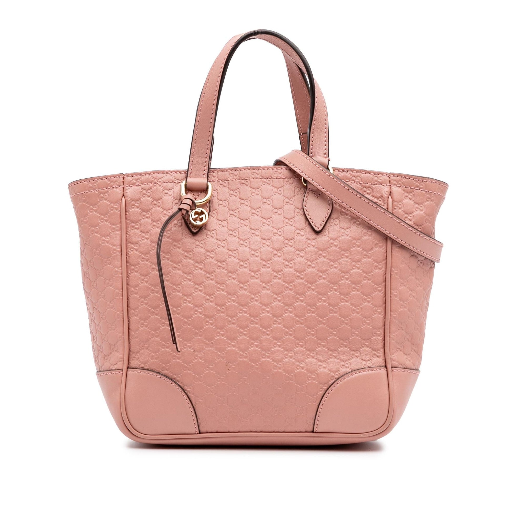 Gucci Microguccissima Bree Calf Pink Small Satchel Bag Satchel 4
