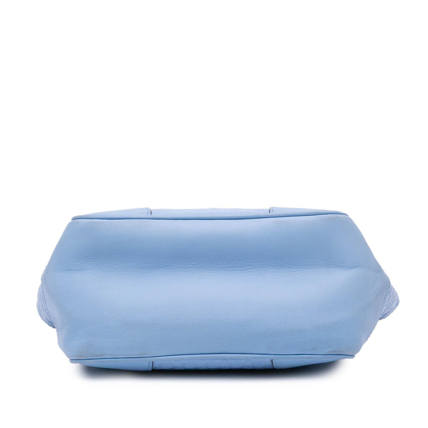 Gucci Microguccissima Bree Calf Blue Small Satchel Bag