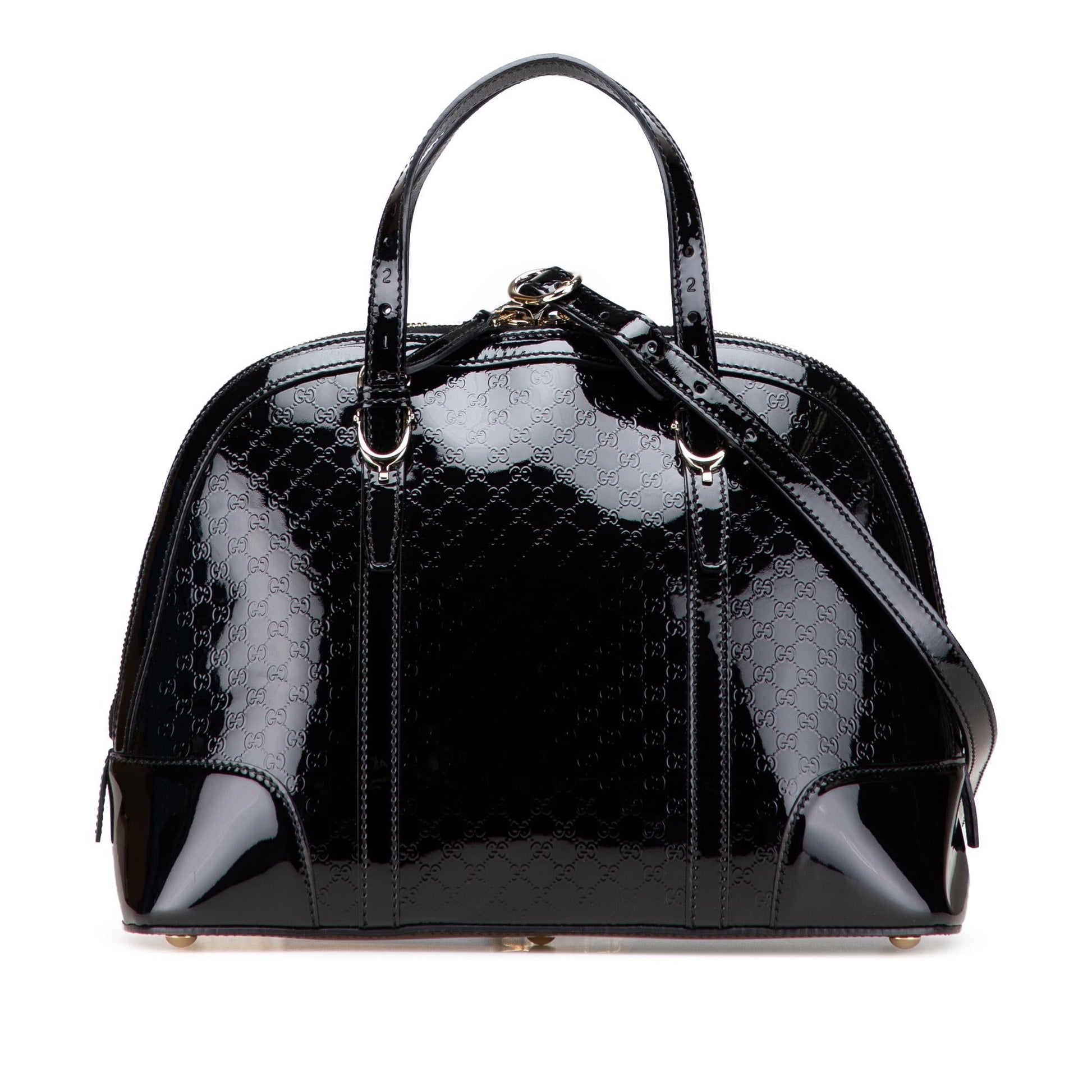 Gucci Microguccissima Nice Patent Small Travel Bag