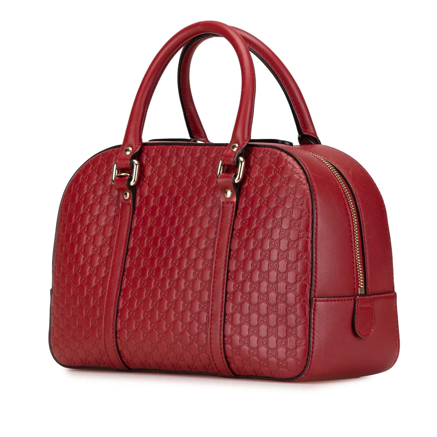Gucci Microguccissima Calf Red Small Satchel Bag Satchel 2