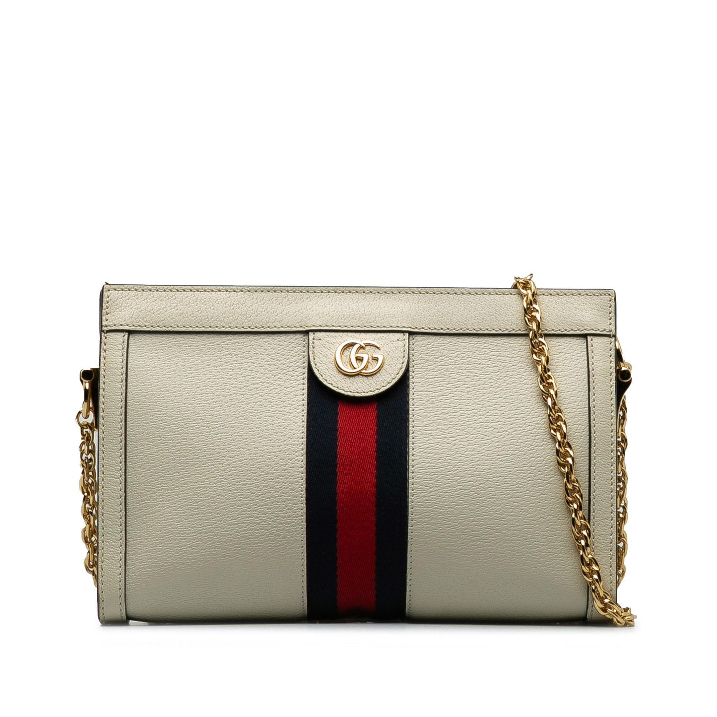 Gucci Ophidia SHG-gGpI44 Calf White Small Chain Crossbody Bag