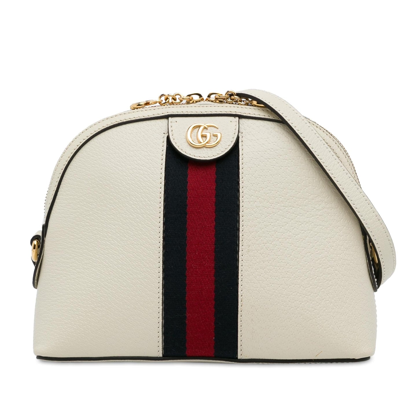 Gucci Ophidia Dome SHG-856yHS Calf White Small Crossbody Bag