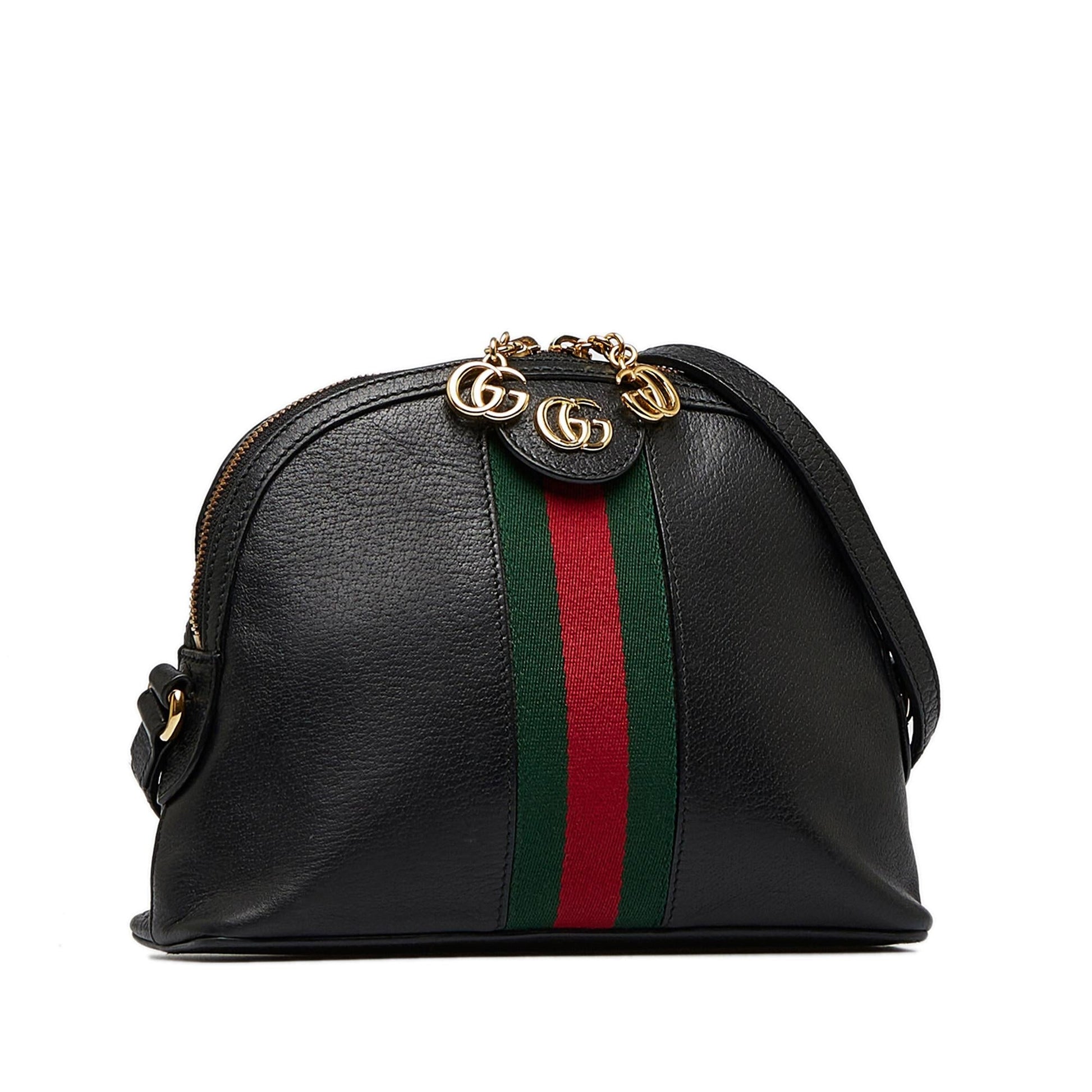 Gucci Ophidia Dome SHG-kCuYew Calf Black Small Crossbody Bag