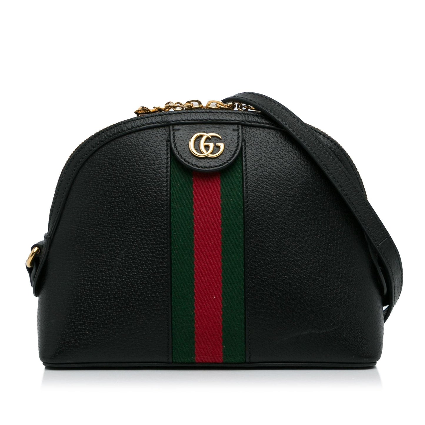 Gucci Ophidia Dome SHG-3OBy3y Calf Black Small Crossbody Bag