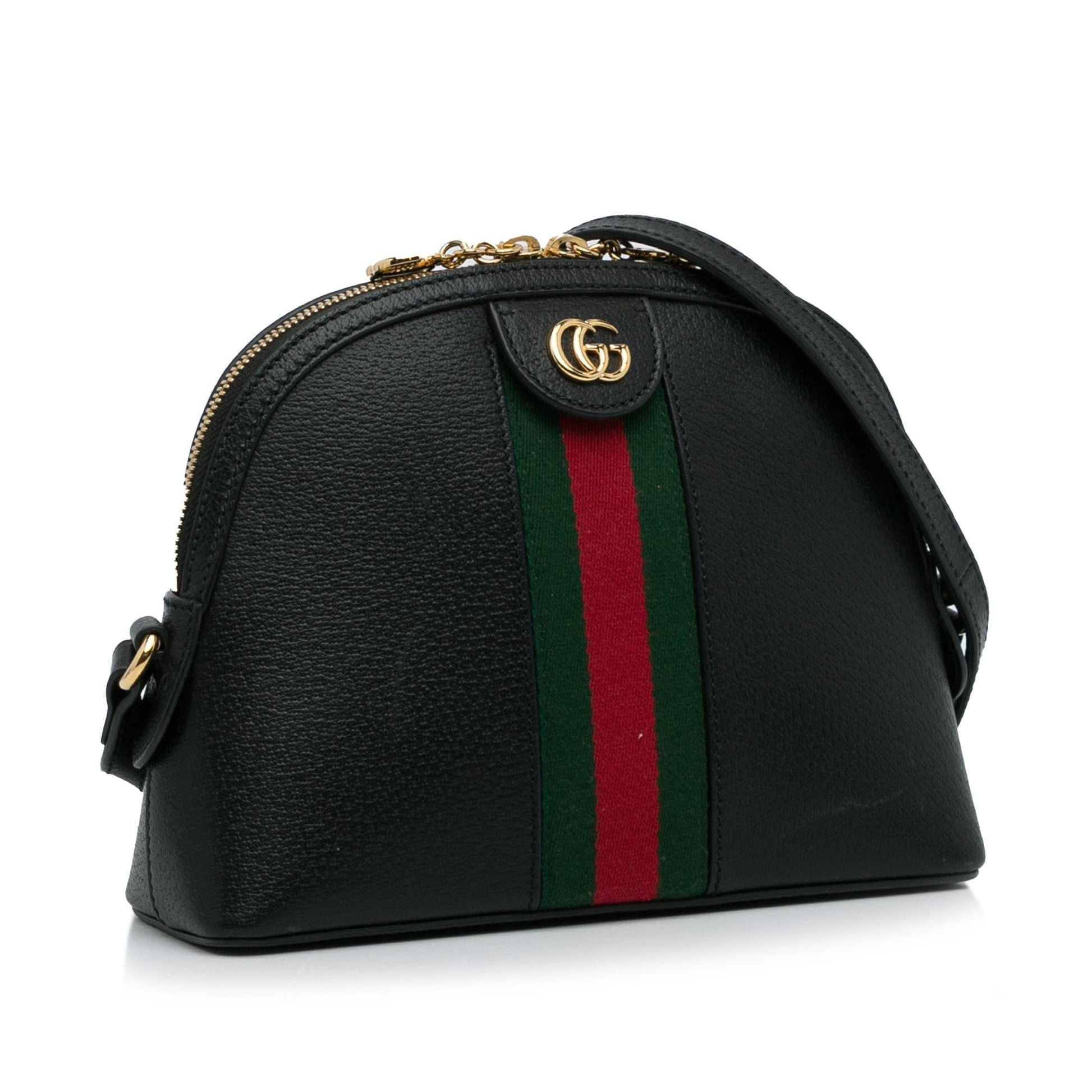 Gucci Ophidia Dome SHG-3OBy3y Calf Black Small Crossbody Bag