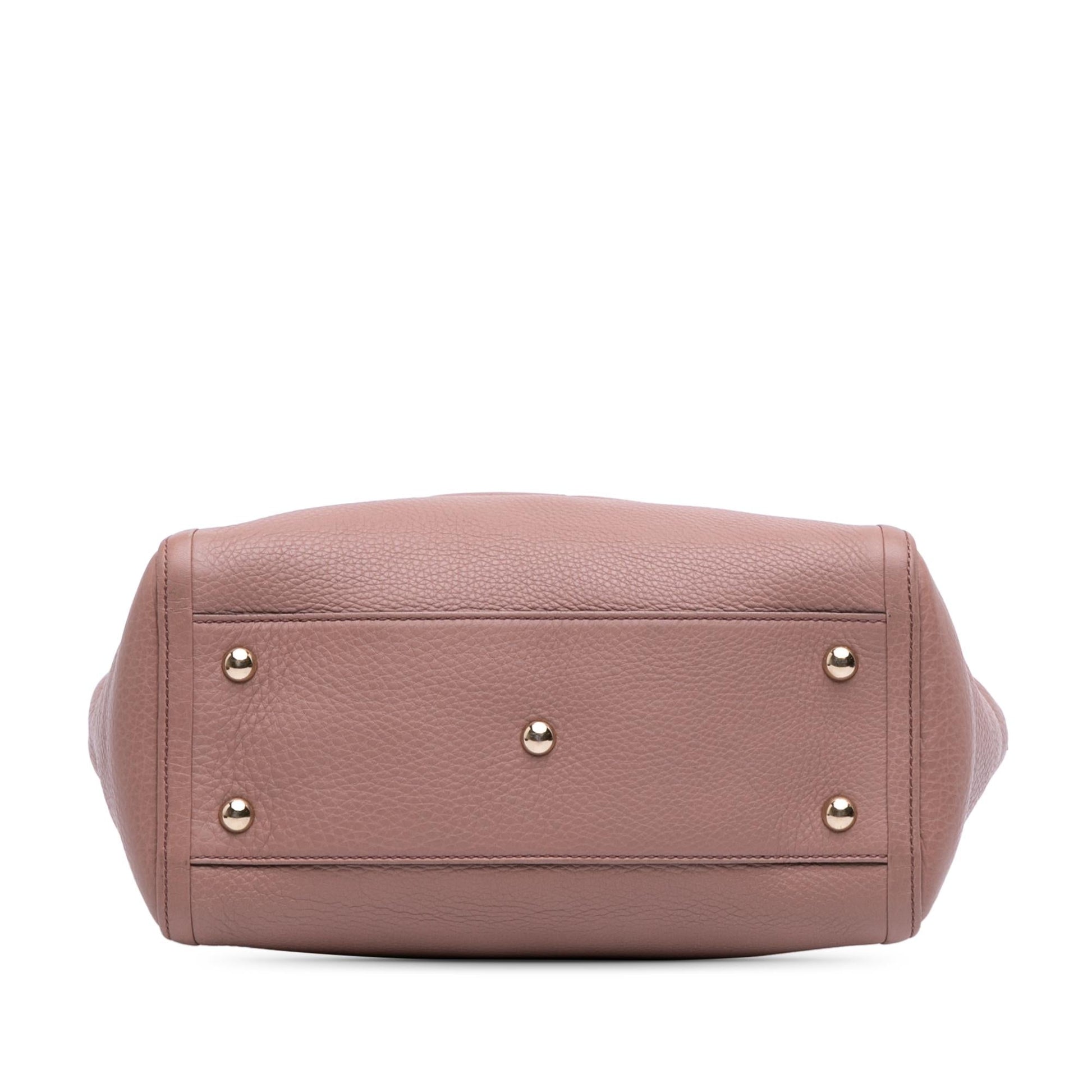 Gucci Pebbled Soho Cellarius Leather Small Travel Bag