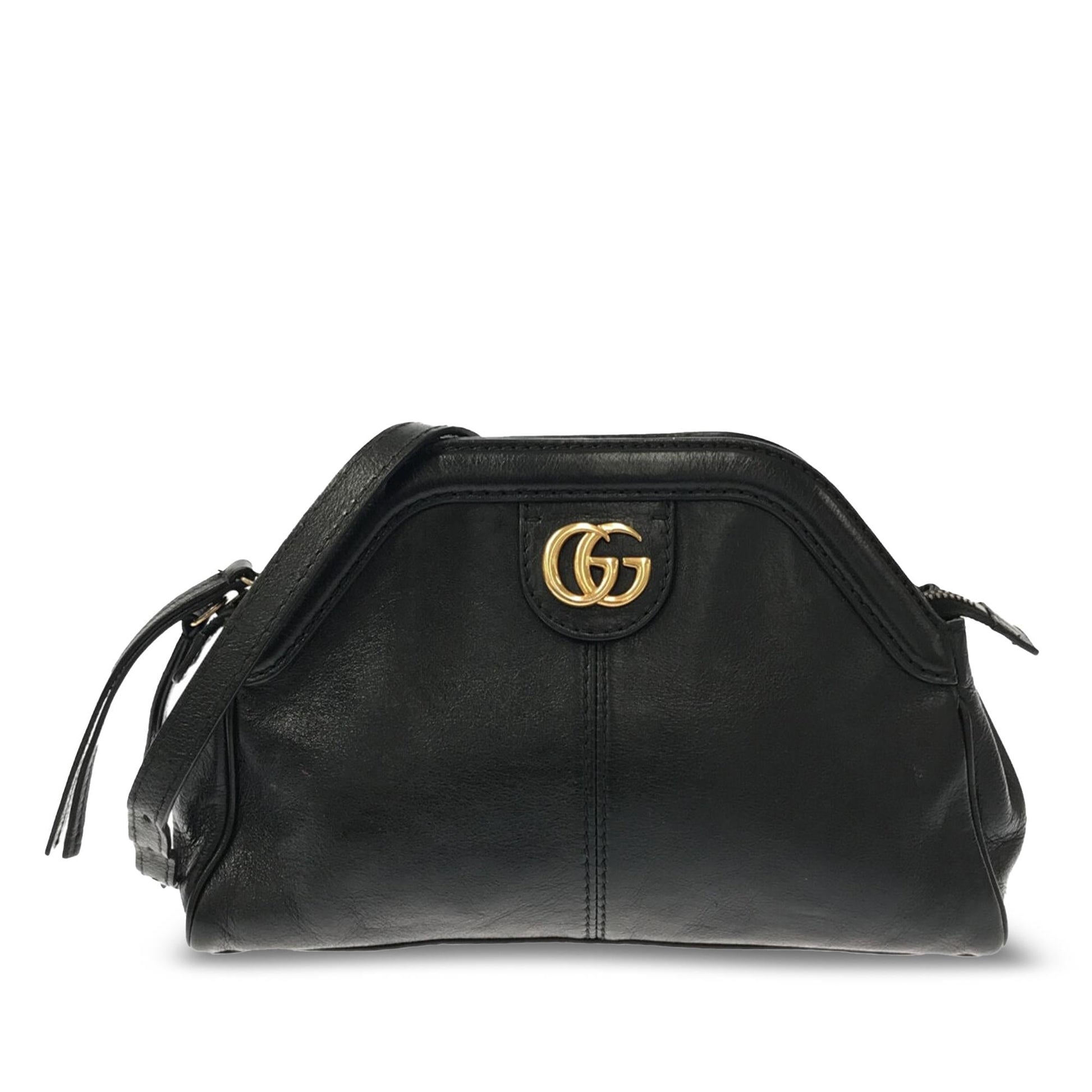 Gucci Re belle SHG-RHDR3R Calf Black Small Crossbody Bag