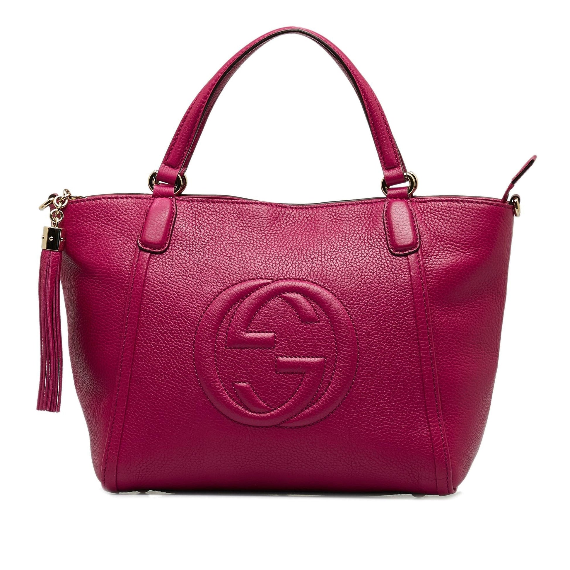 Gucci Soho Cellarius SHG-NQaVHk Calf Pink Small Satchel Bag