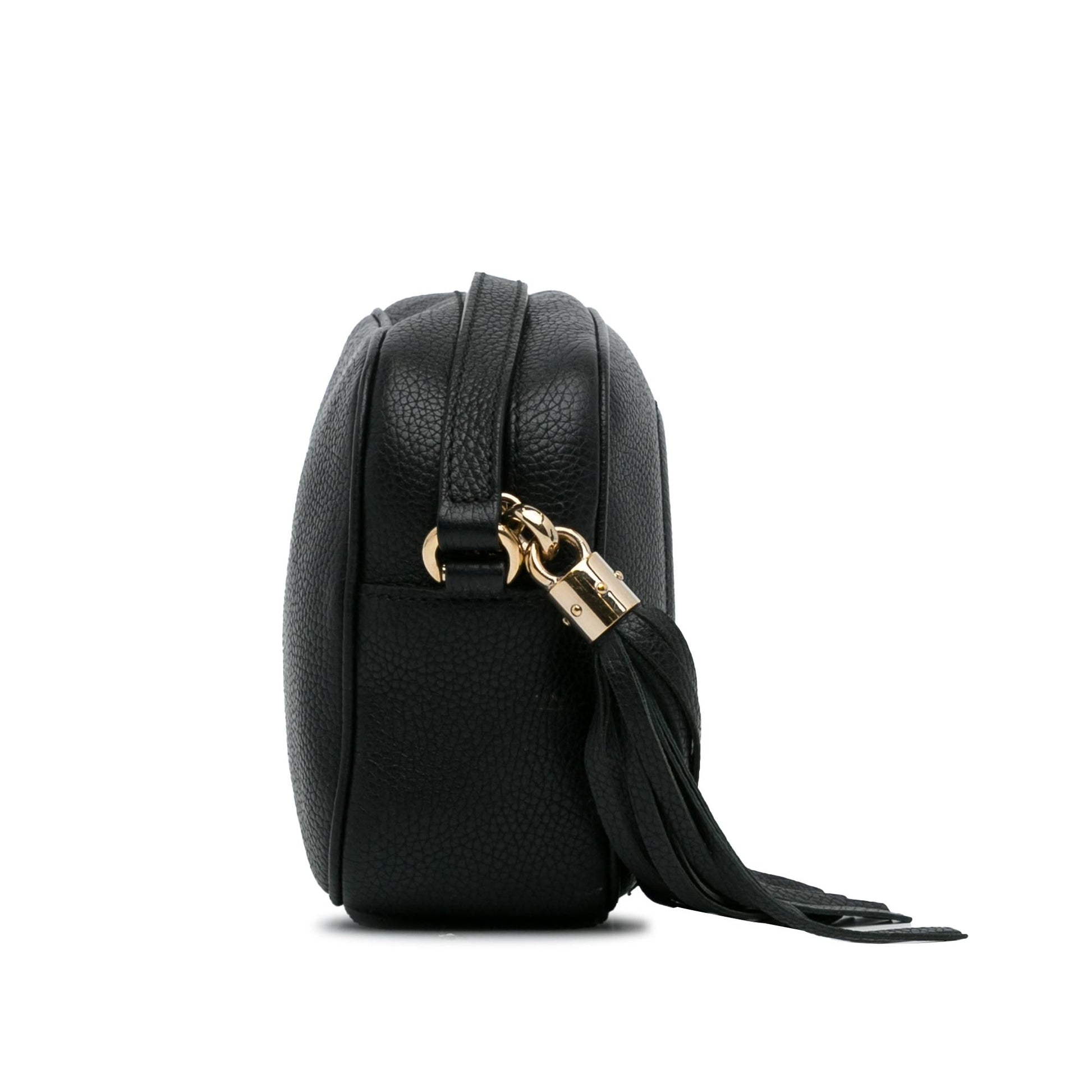 Gucci Soho Disco SHG-EPi8jH Calf Black Small Crossbody Bag
