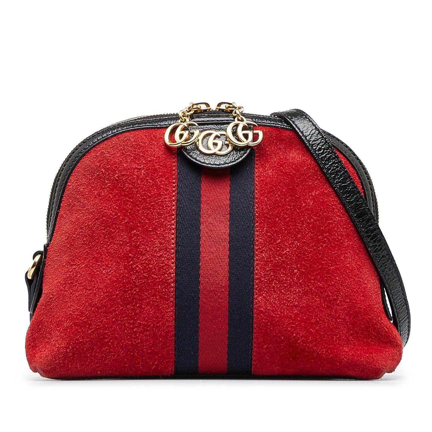Gucci Ophidia SHG-WUpawl Suede Calf Red Small Crossbody Bag