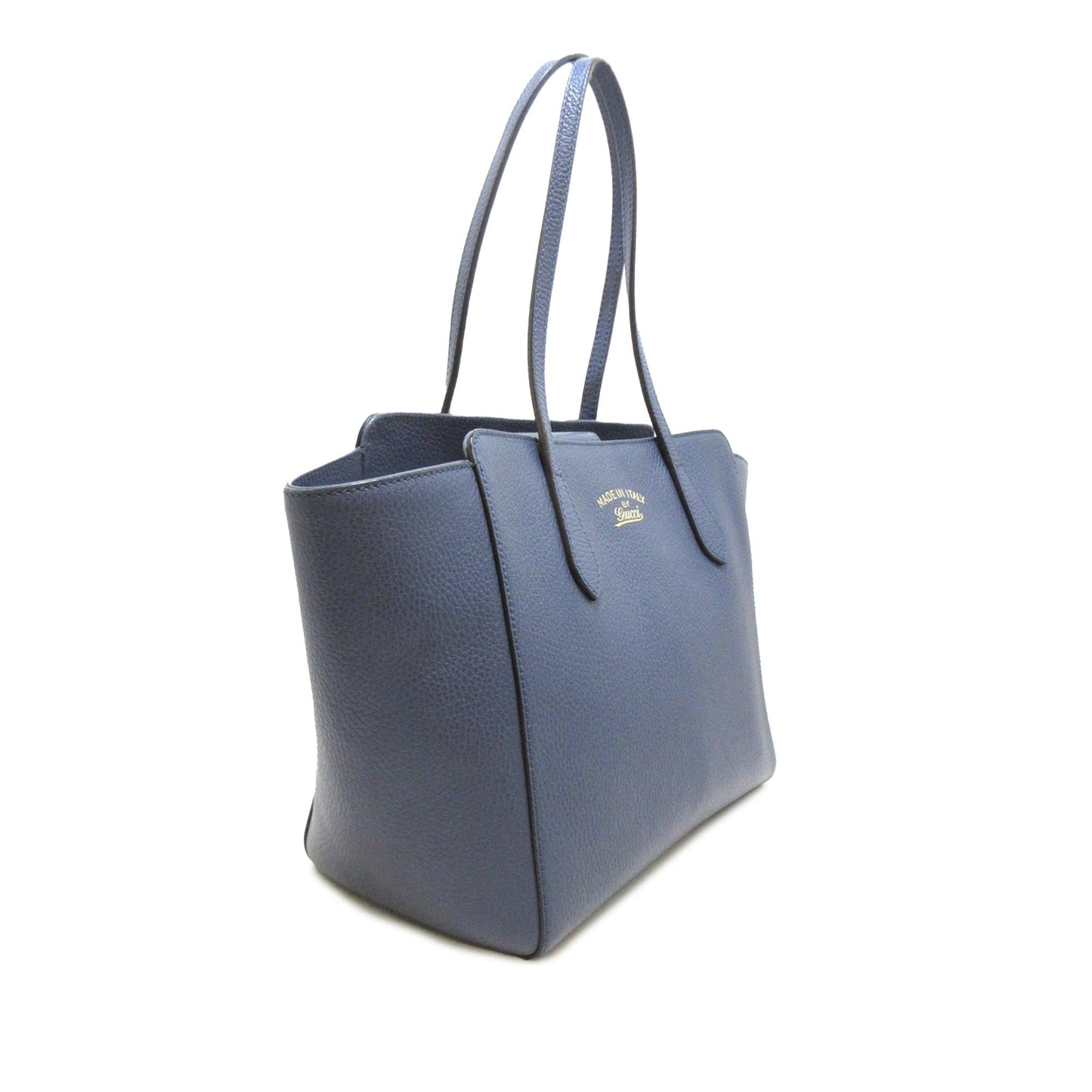 Gucci Swing SHG-lv1znV Calf Blue Small Tote Bag