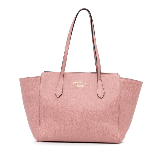 Gucci Swing SHG-BF6u3f Calf Pink Small Tote Bag