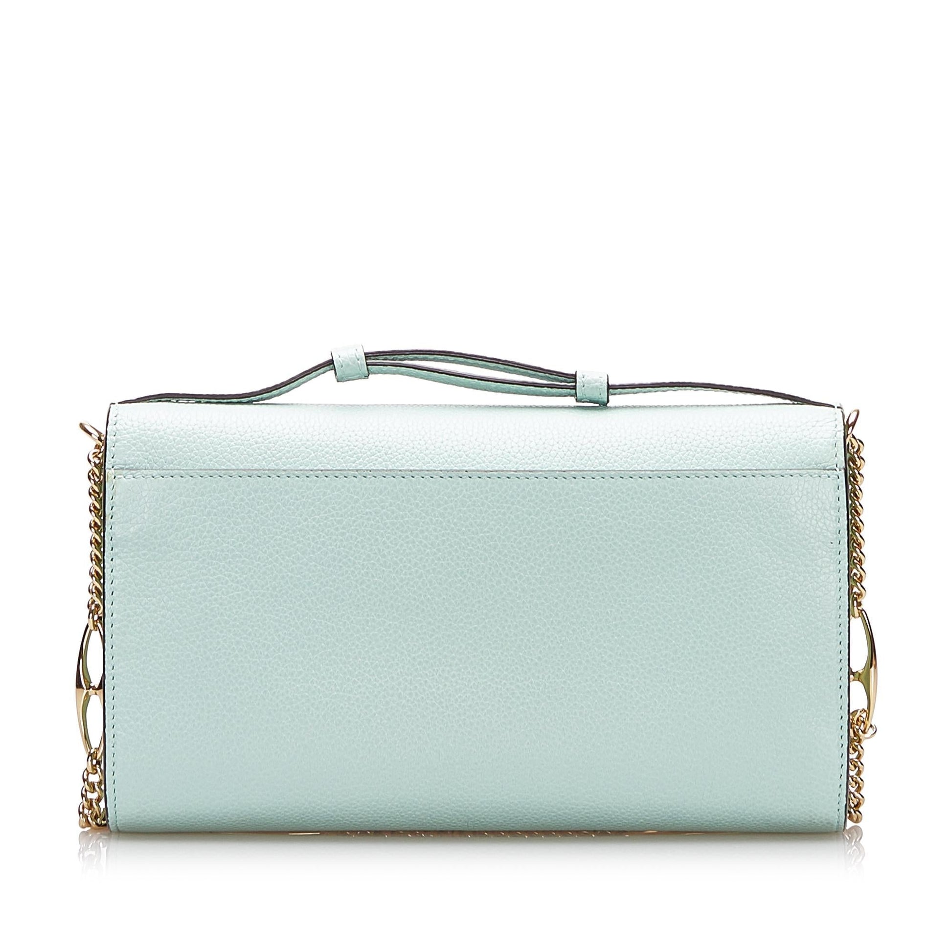 Gucci Zumi SHG-5azdYA Calf Blue Small Satchel Bag