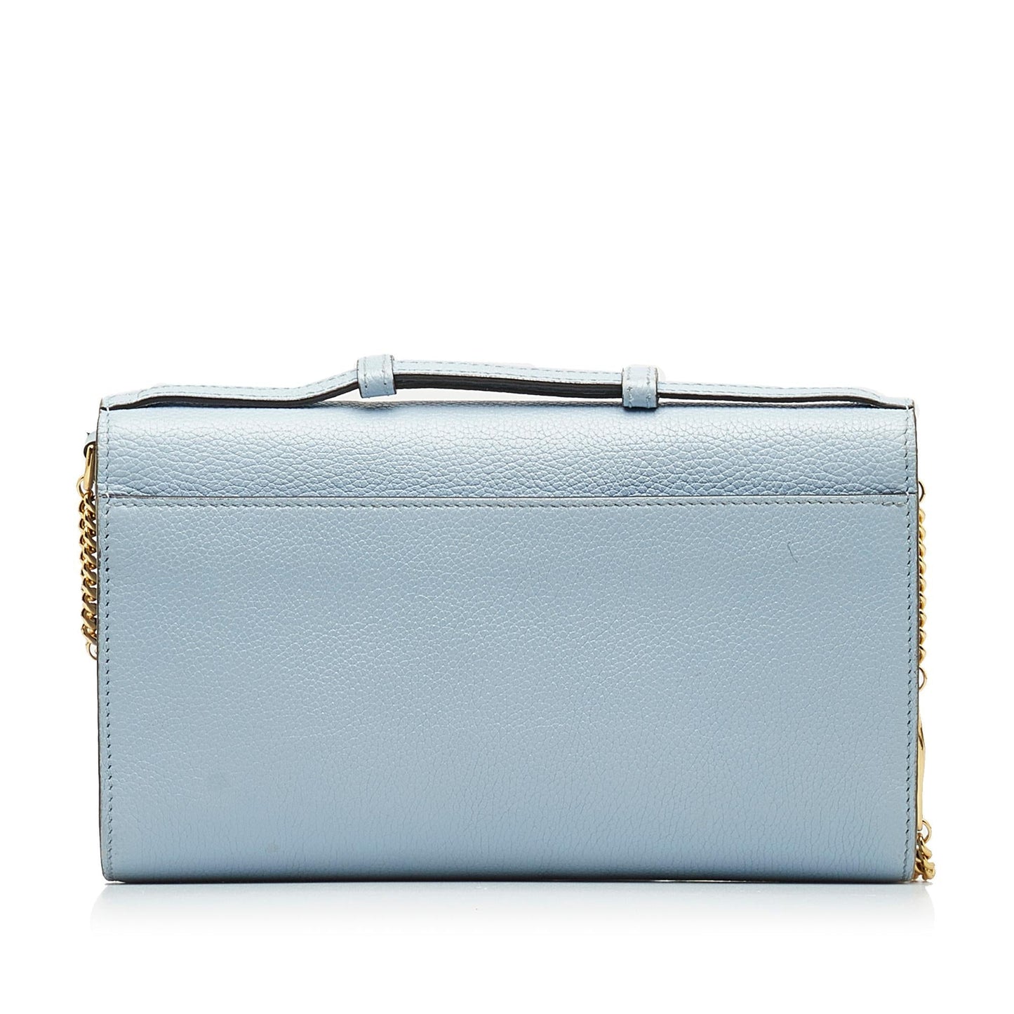 Gucci Zumi SHG-gueszQ Calf Blue Small Satchel Bag