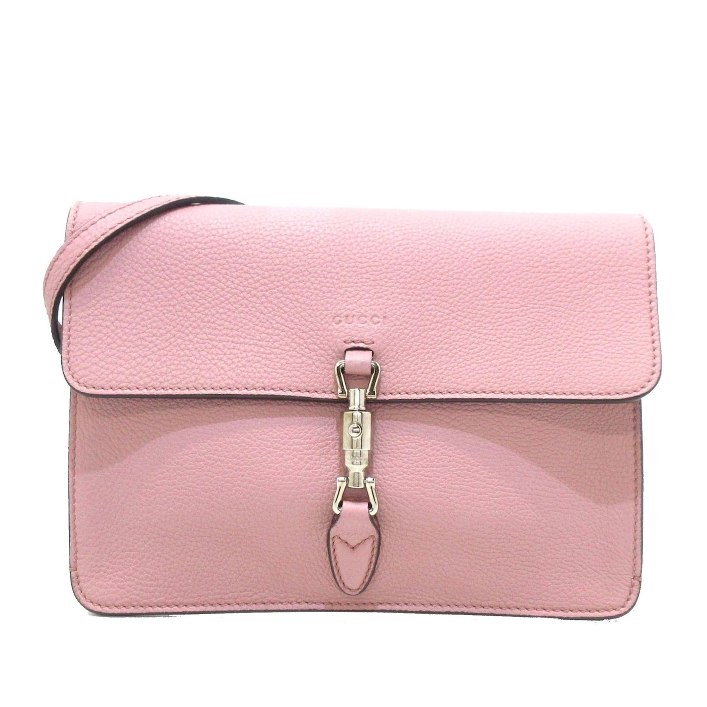 Gucci Soft Jackie Convertible SHG-qJHgZE Calf Pink Crossbody Bag