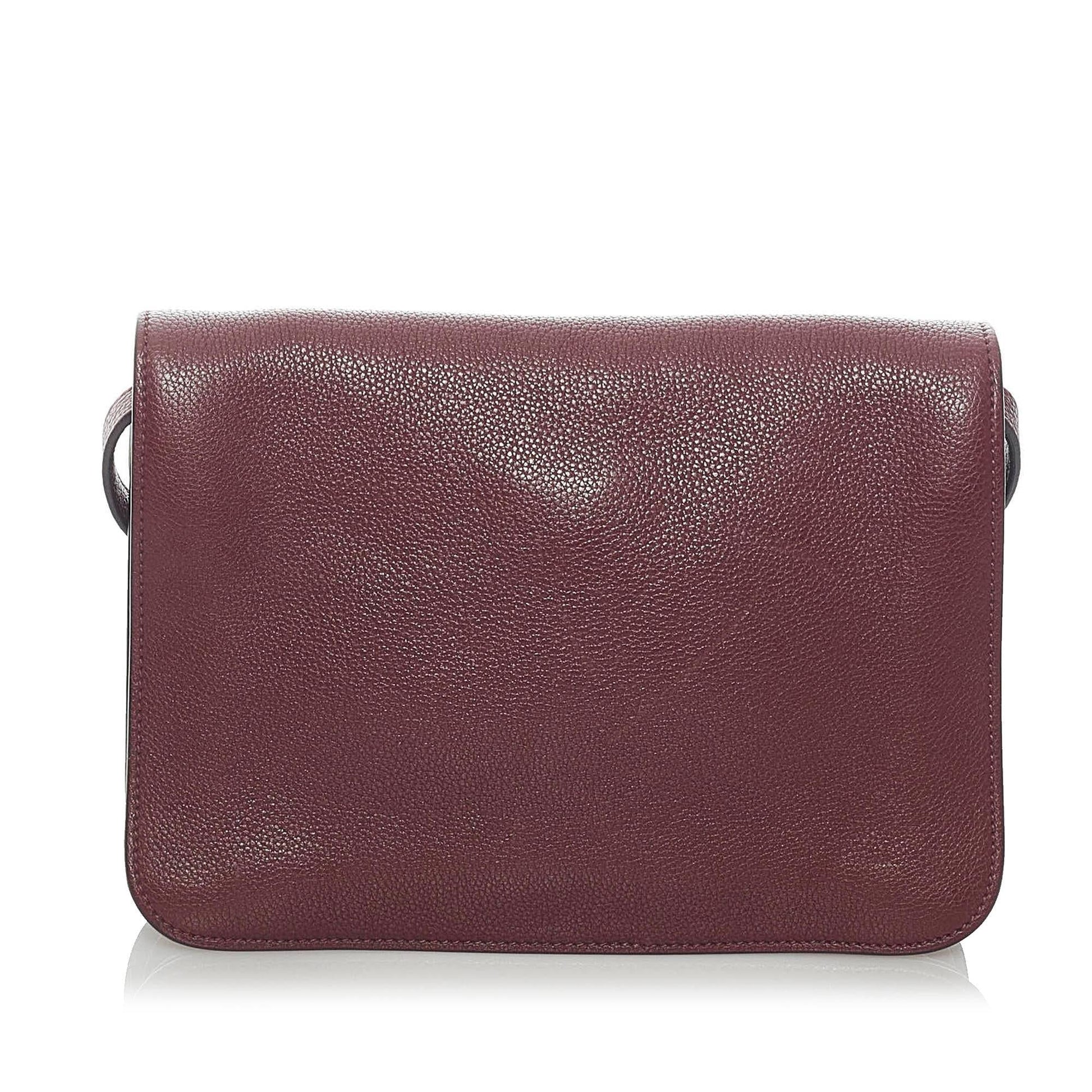 Gucci Soft Jackie Convertible SHG Leather Calf Red Crossbody Bag