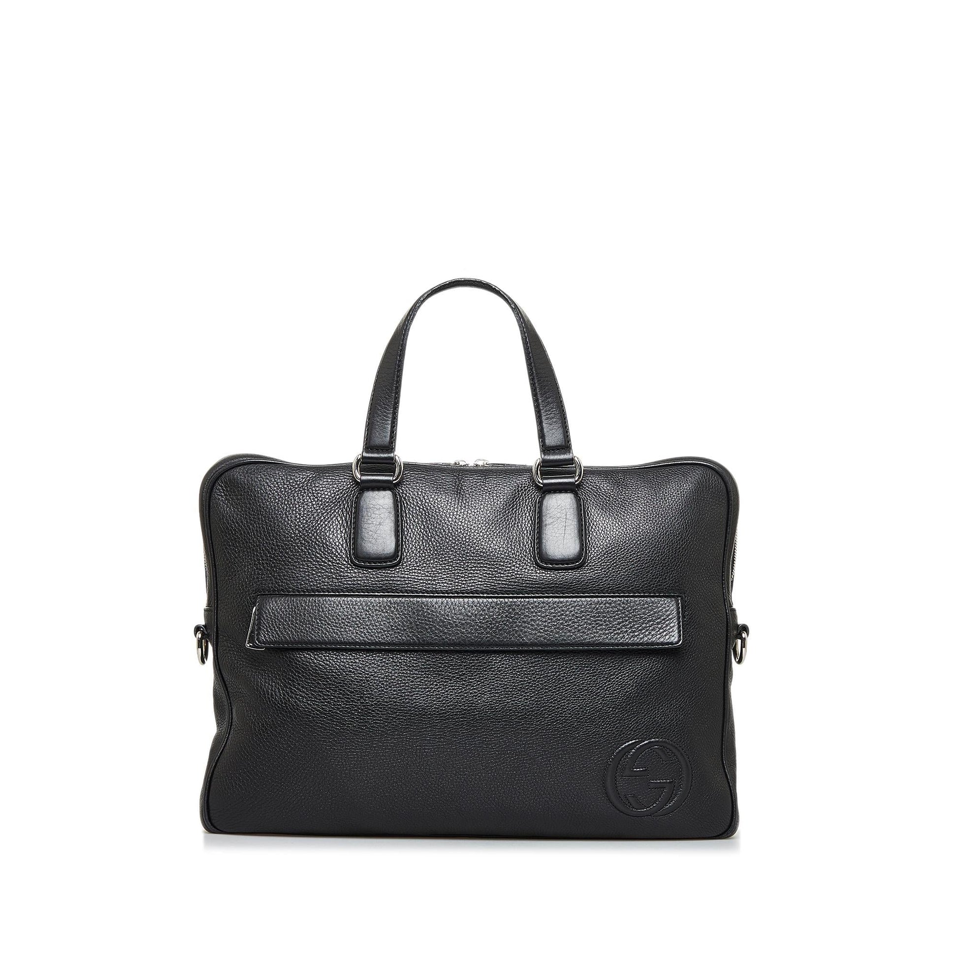 Gucci Soho Business SHG-Ta4NsU Calf Black Tote Bag