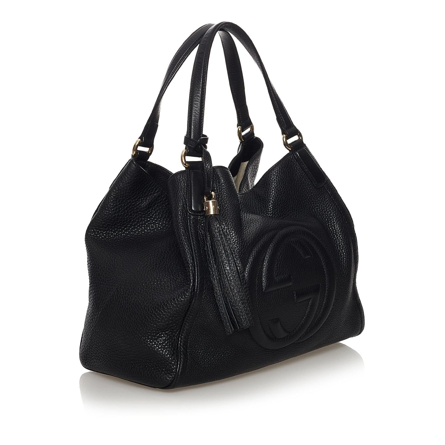 Gucci Soho Cellarius SHG Leather Calf Black Tote Bag