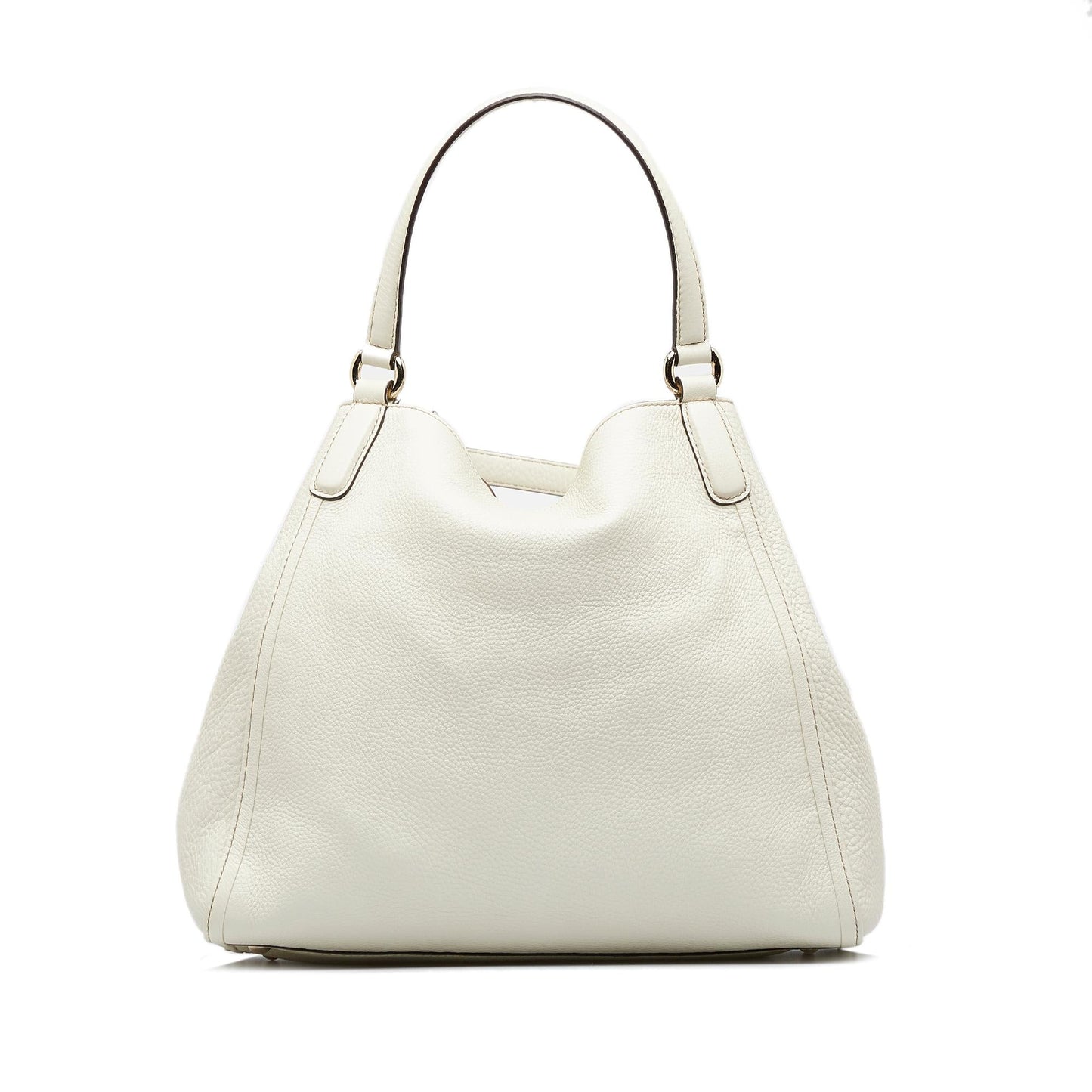 Gucci Soho Cellarius SHG-dF80xx Calf White Tote Bag