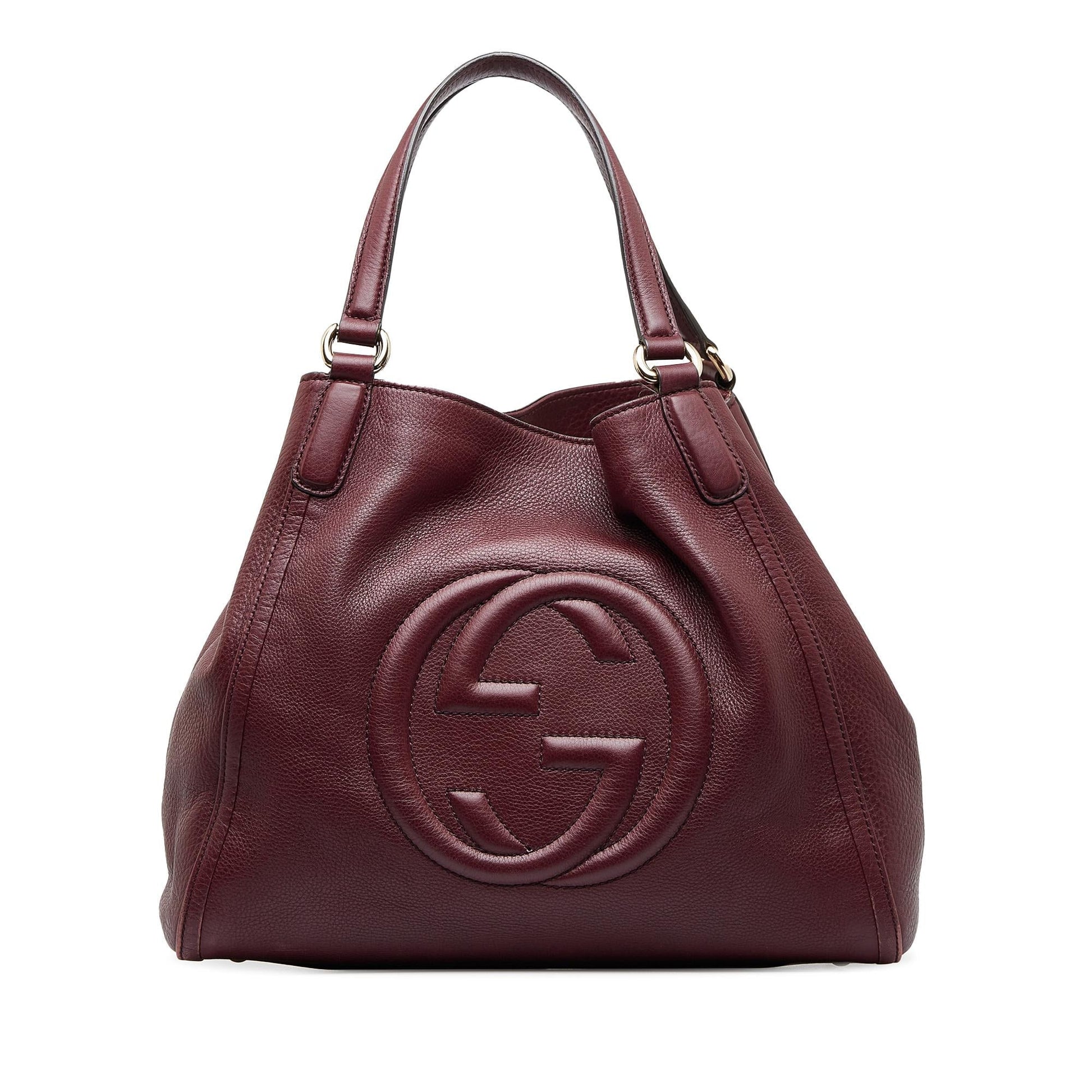 Gucci Soho Cellarius SHG-lnS41n Calf Red Tote Bag