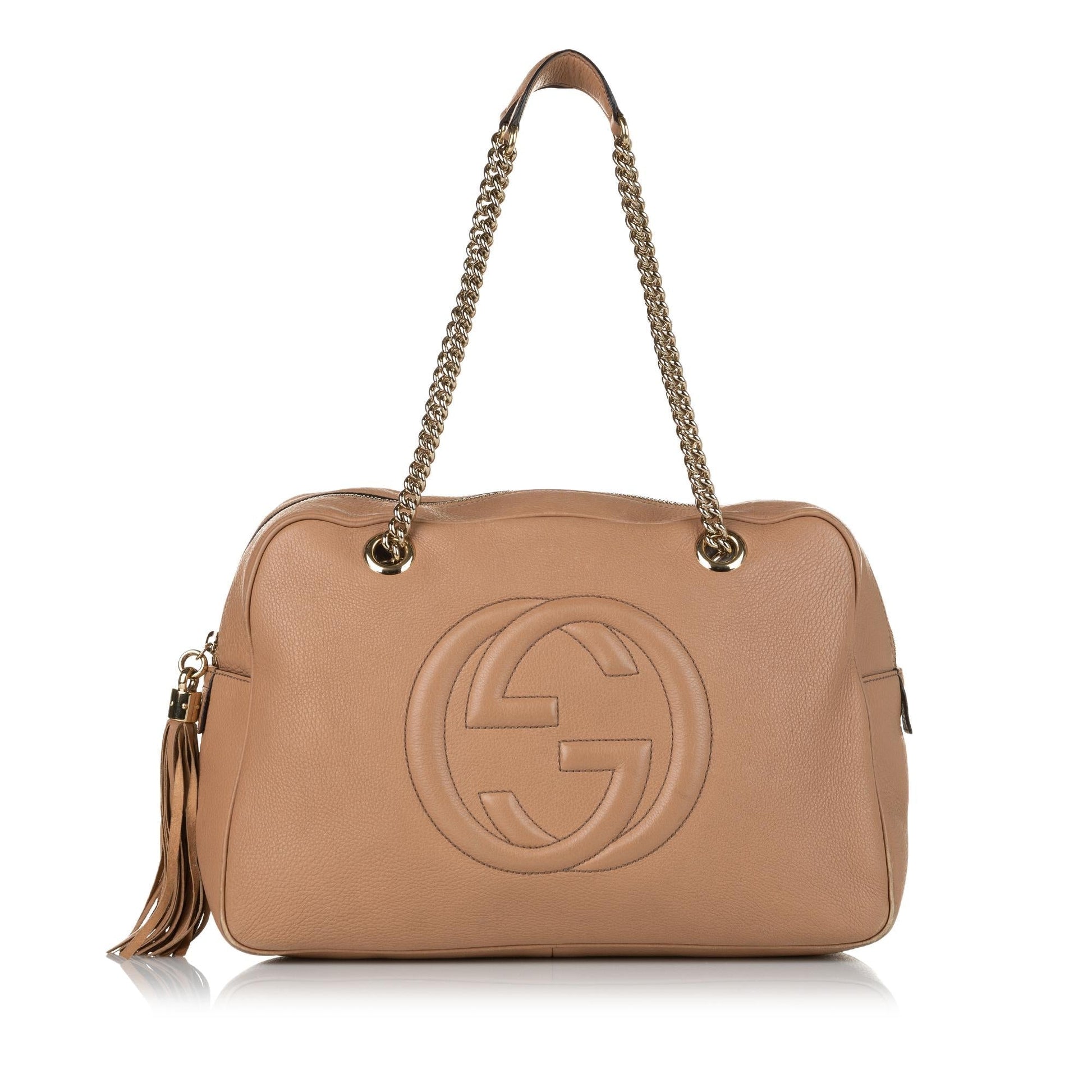 Gucci Soho SHG Calf Brown Chain Shoulder Bag