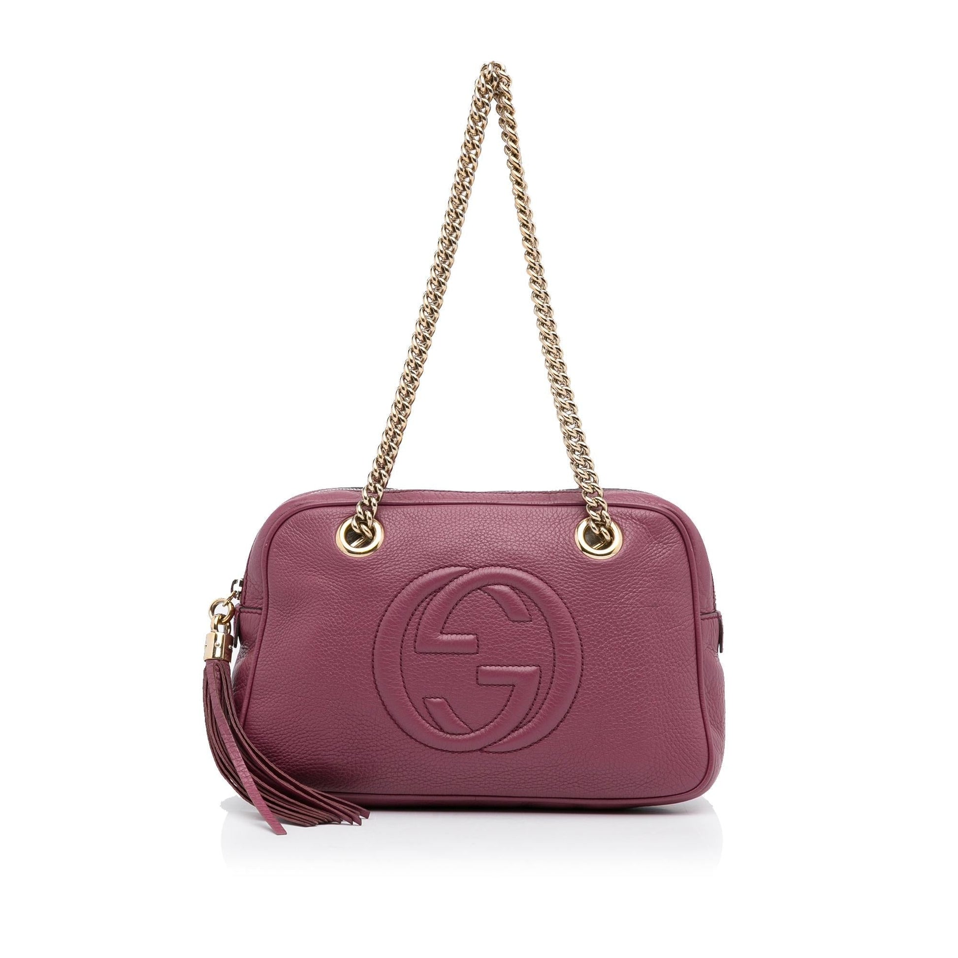 Gucci Soho SHG-LaTWrK Calf Chain Shoulder Bag