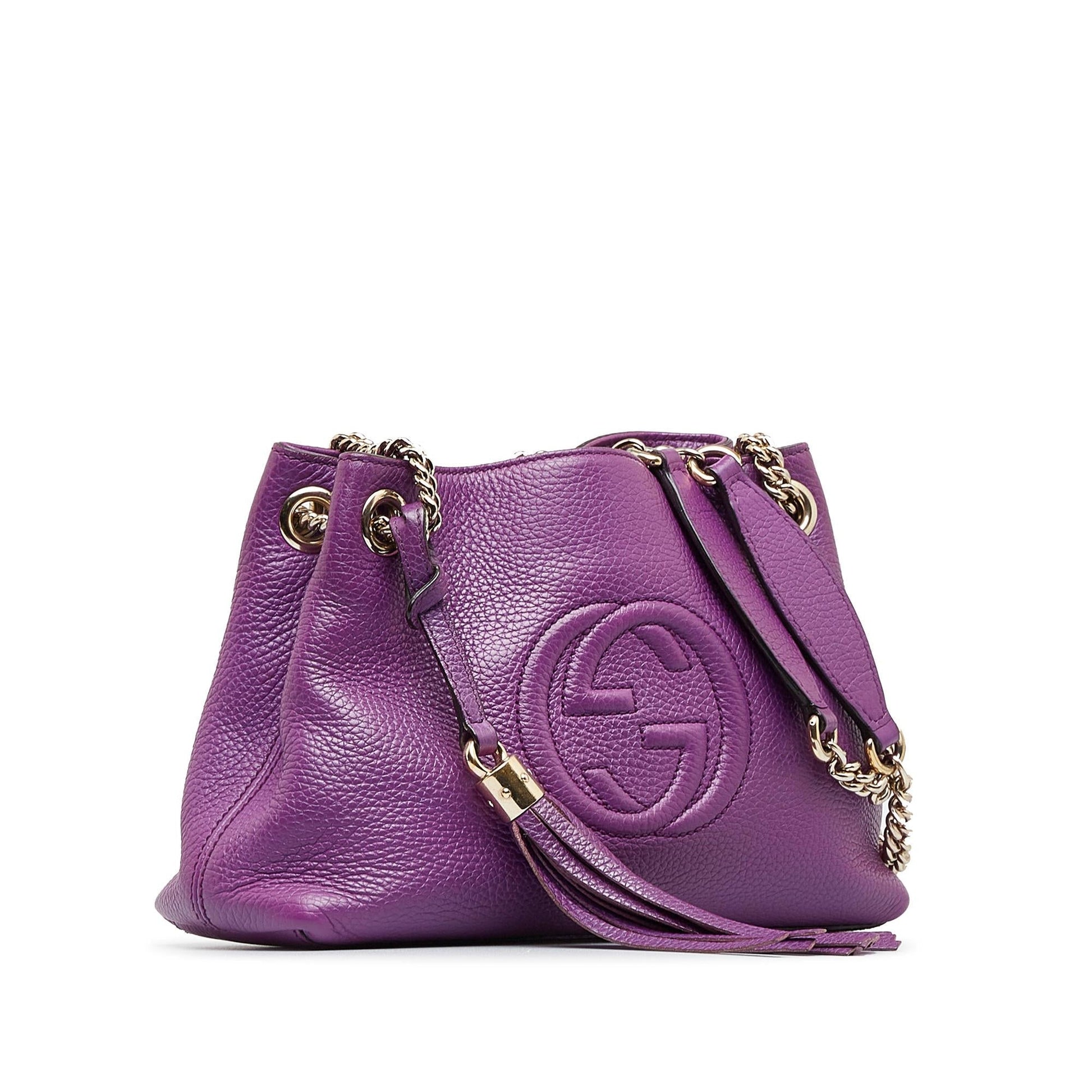 Gucci Soho SHG-Gmj2ym Calf Chain Tote Bag