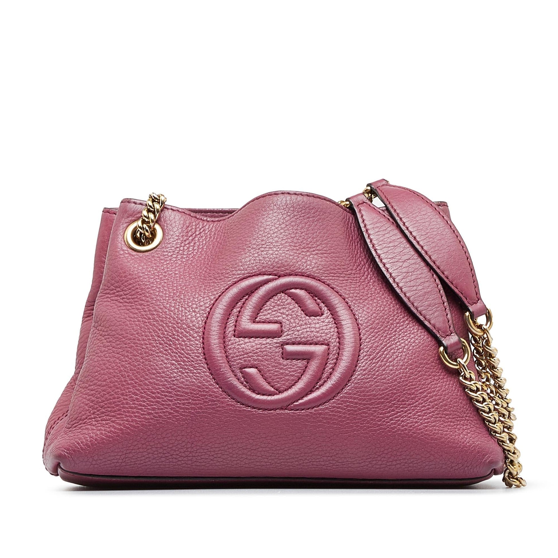 Gucci Soho SHG-psDxxG Calf Chain Tote Bag