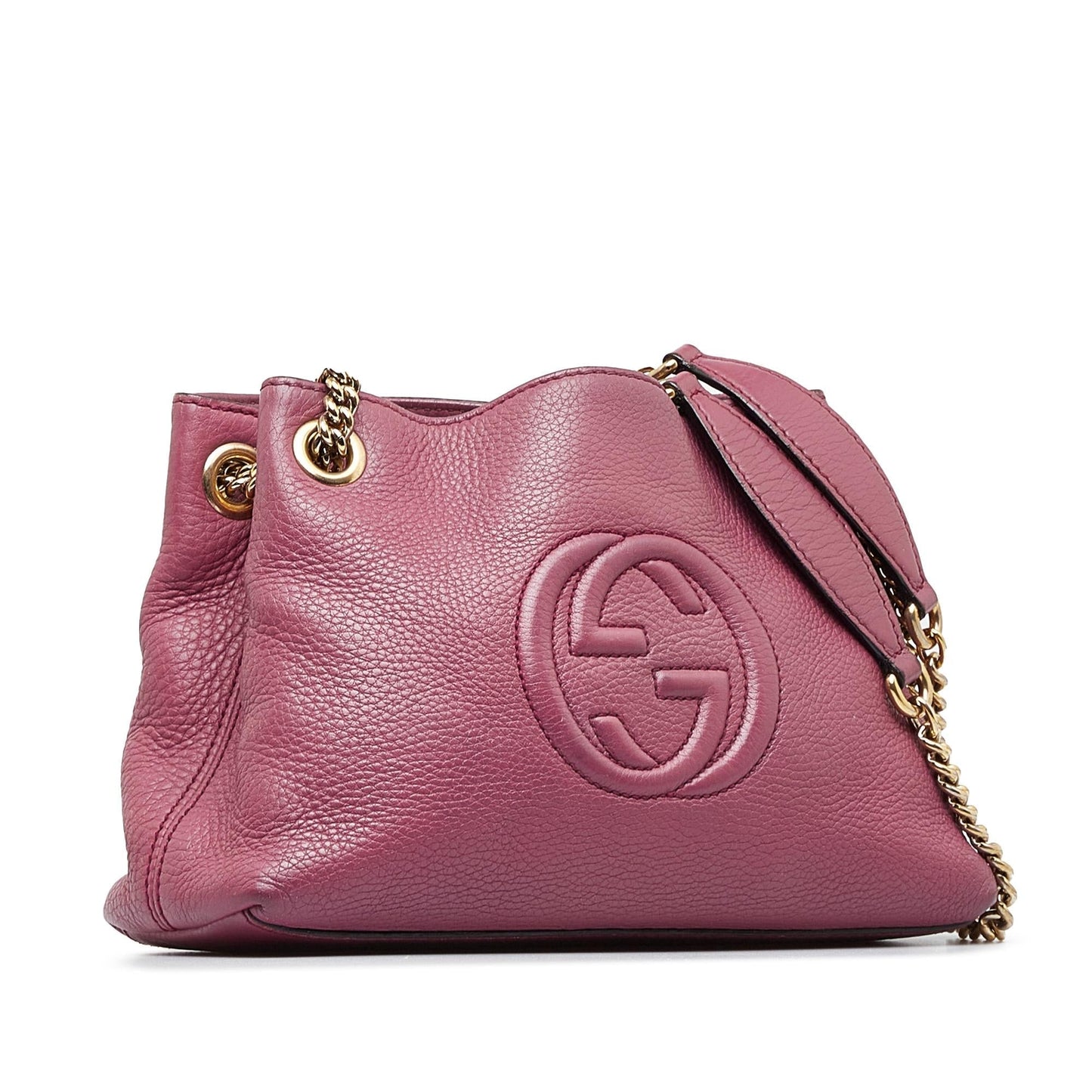 Gucci Soho SHG-psDxxG Calf Chain Tote Bag