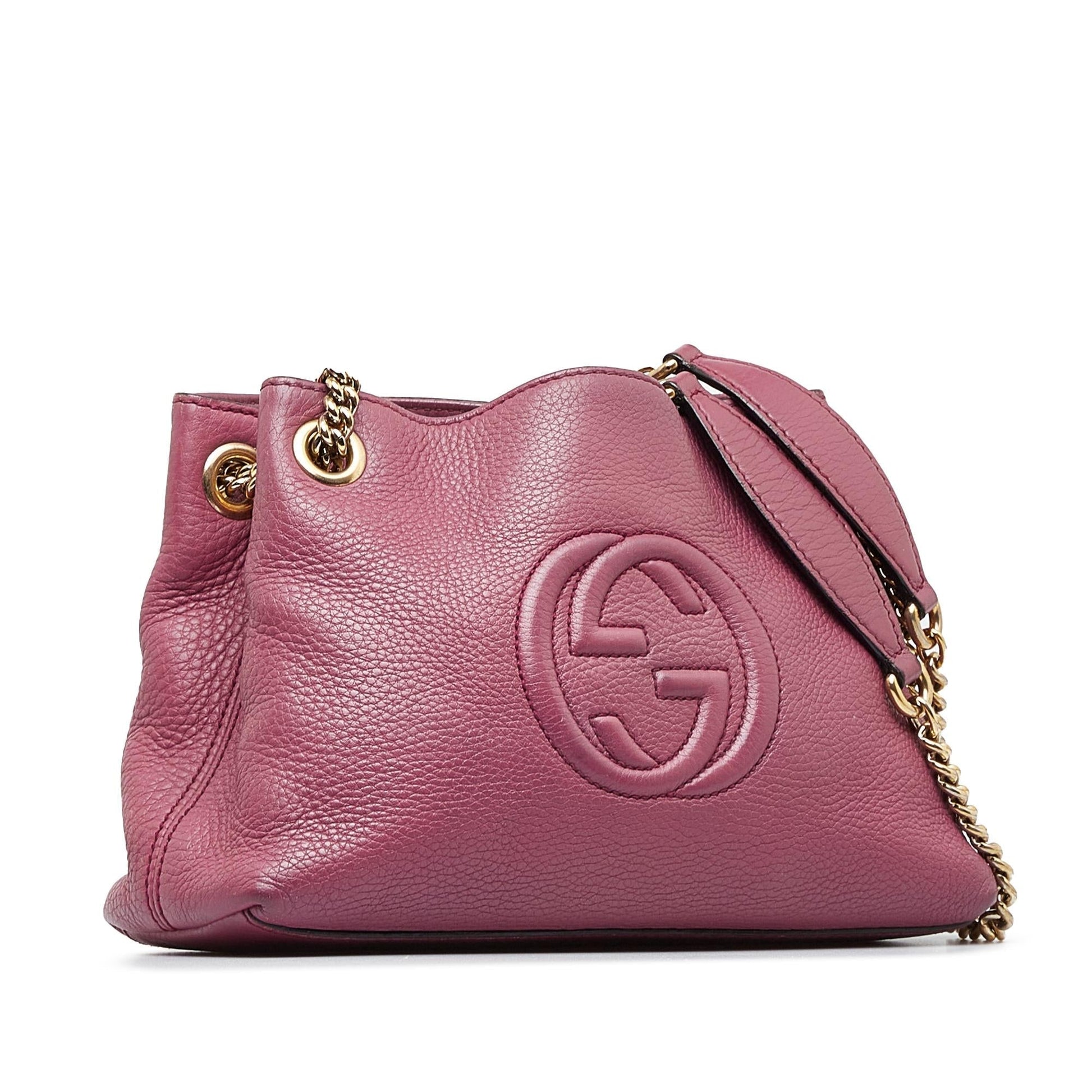 Gucci Soho SHG-psDxxG Calf Chain Tote Bag