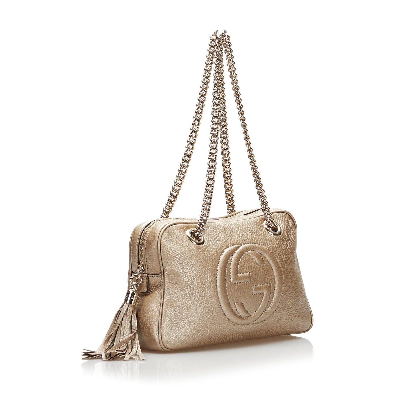 Gucci Soho SHG Calf Gold Chain Shoulder Bag
