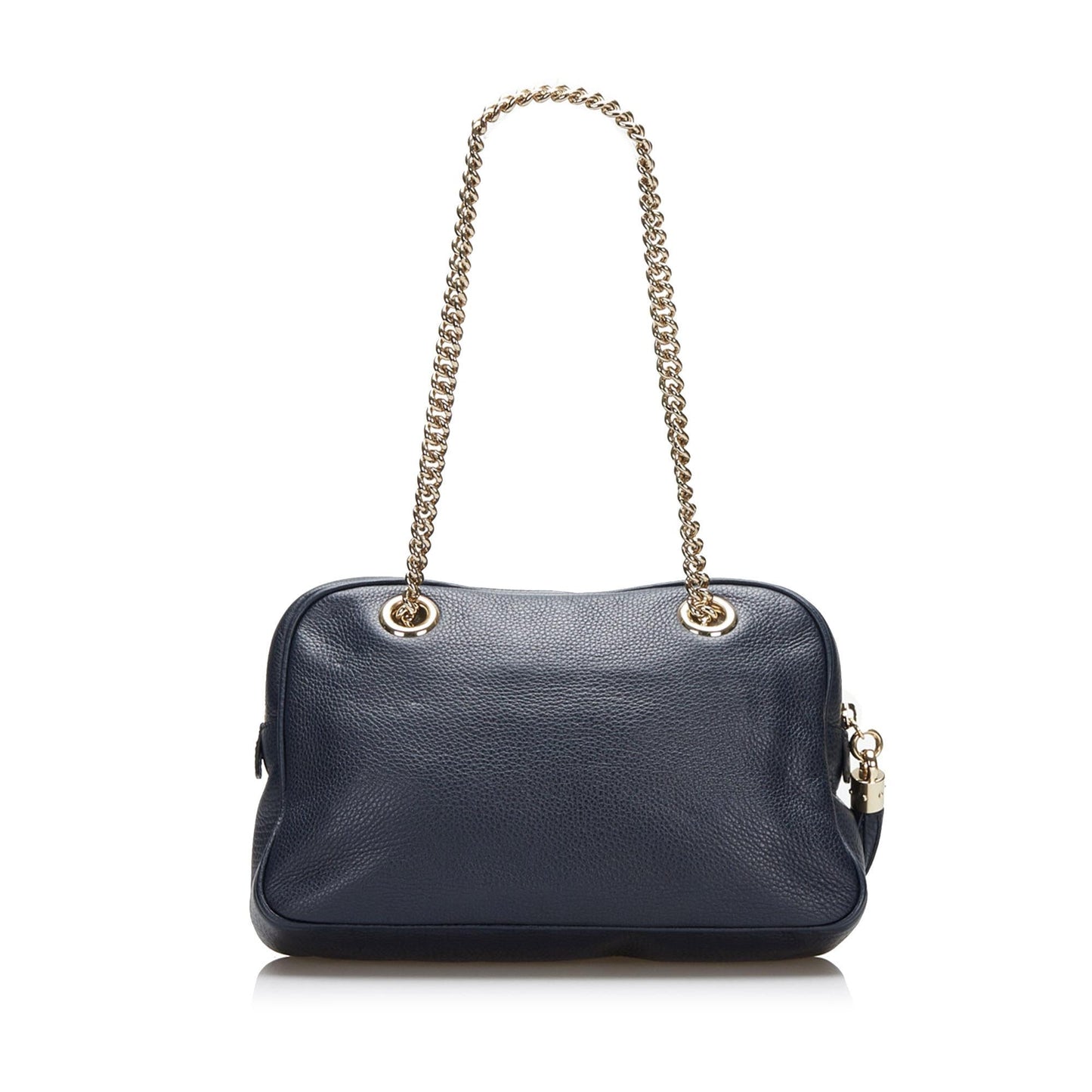 Gucci Soho SHG-G6ykYF Calf Black Chain Shoulder Bag