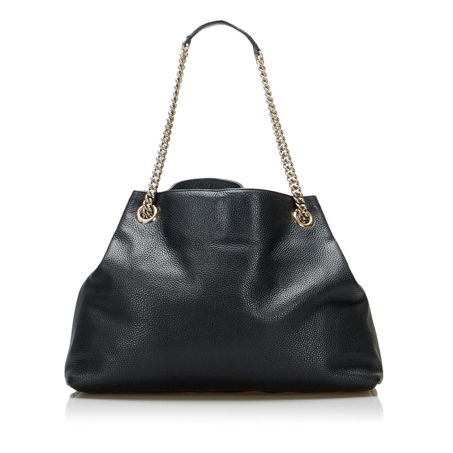 Gucci Soho SHG-tXLxKI Calf Black Chain Tote Bag