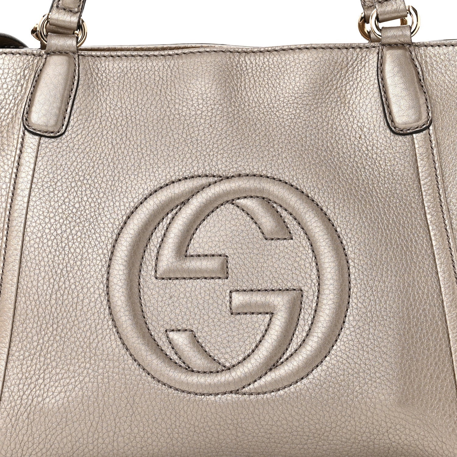 Gucci SOHO Leather Calfskin Small Top Handle Travel Bag