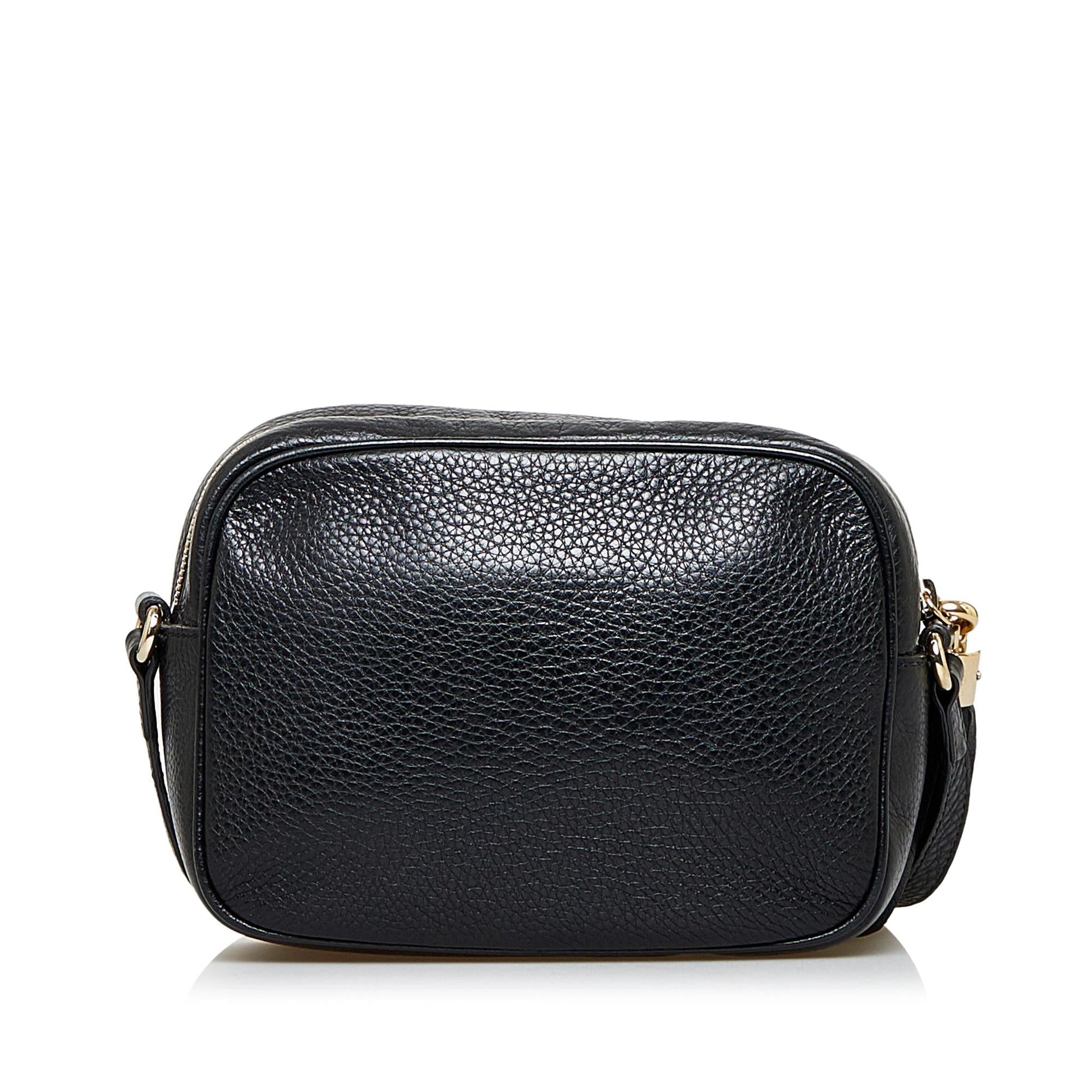 Gucci Soho Disco SHG-odgE8j Calf Black Crossbody Bag