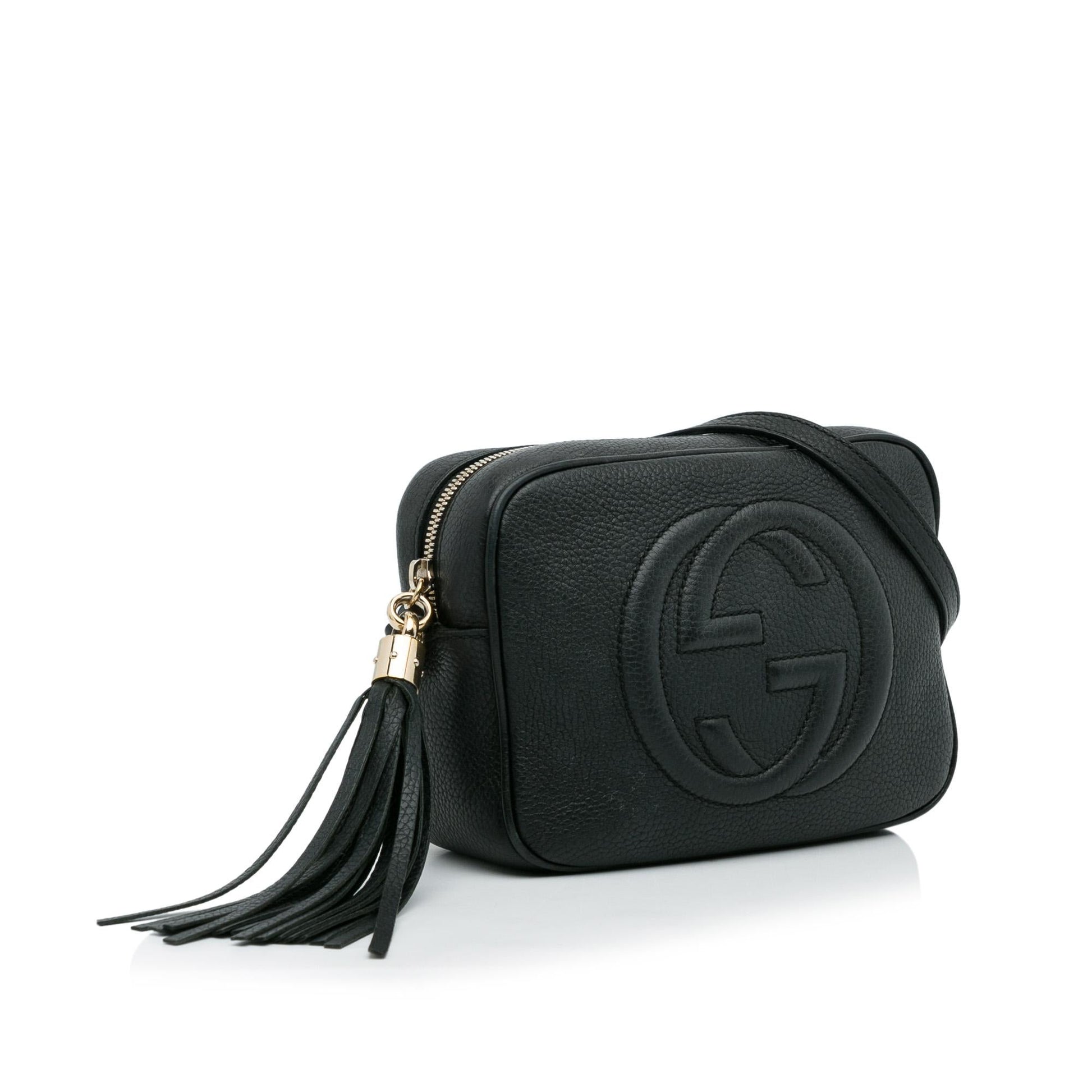 Gucci Soho Disco SHG-GwOCFL Calf Black Crossbody Bag