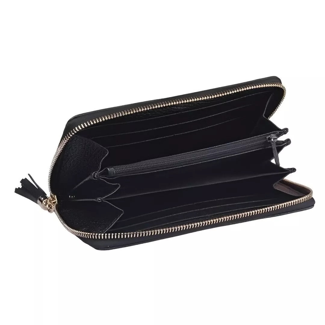 Gucci GRAINED SOHO ZIPPY Leather Calfskin Wallet Case