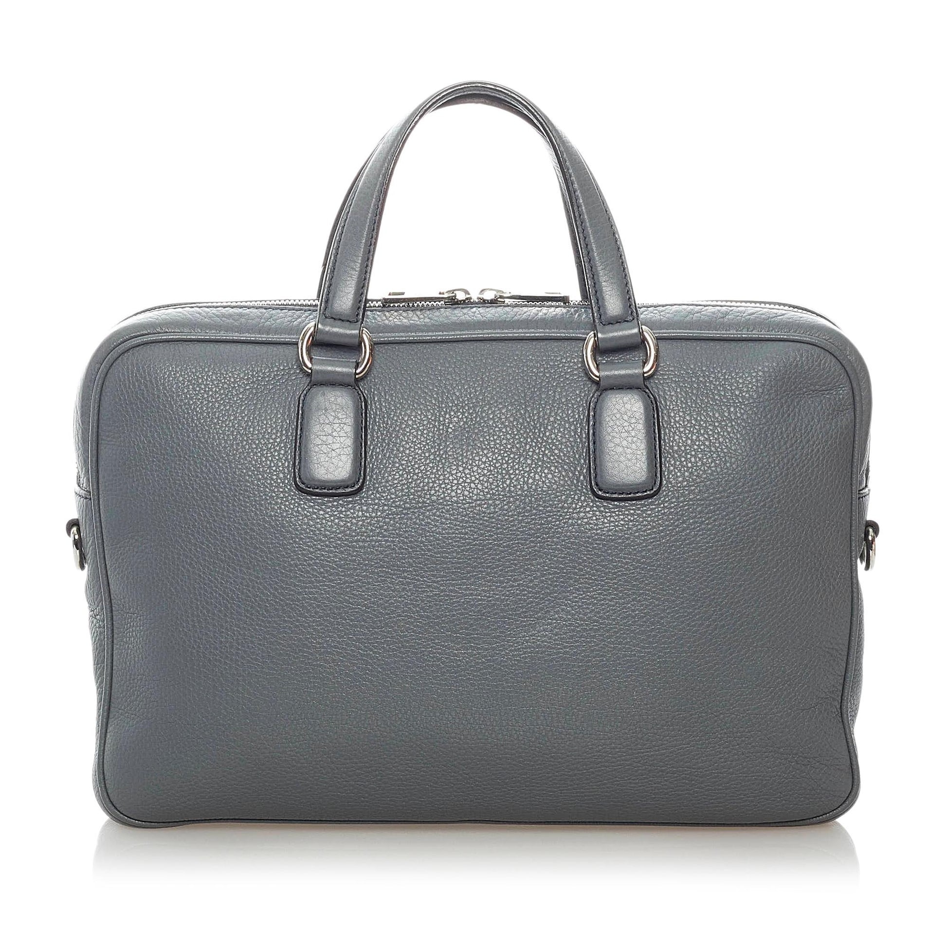 Gucci Soho Business SHG Leather Calf Grey Tote Bag