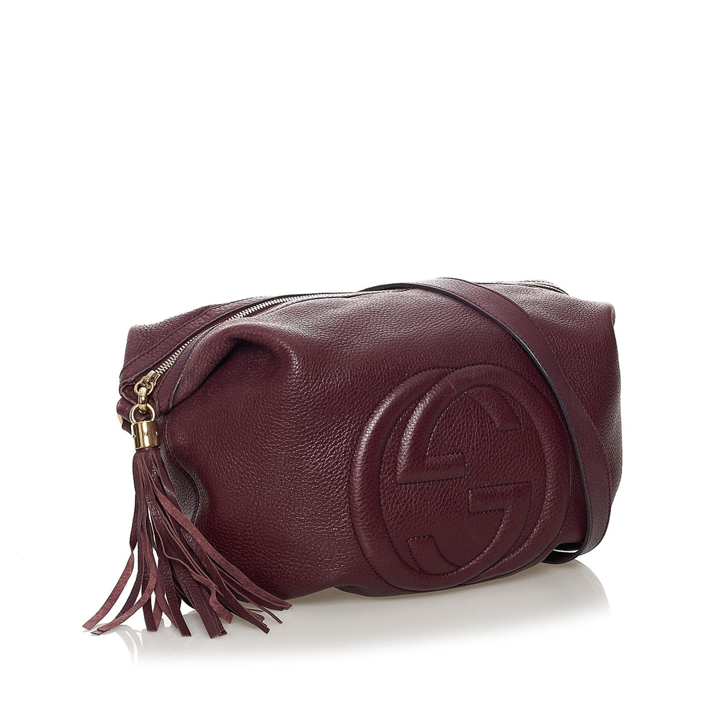 Gucci Soho SHG Leather Calf Red Crossbody Bag