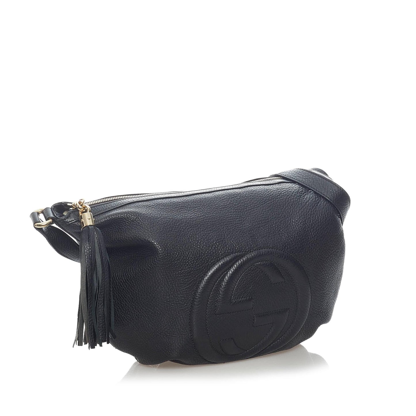Gucci Soho SHG Leather Calf Black Crossbody Bag