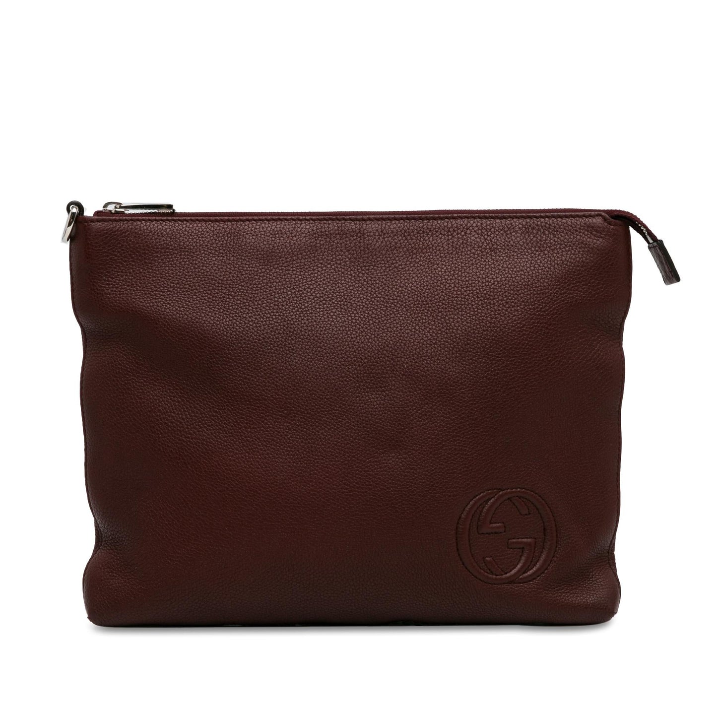 Gucci Soho Pouch SHG-Wb1Mno Leather Calf Red Handbag