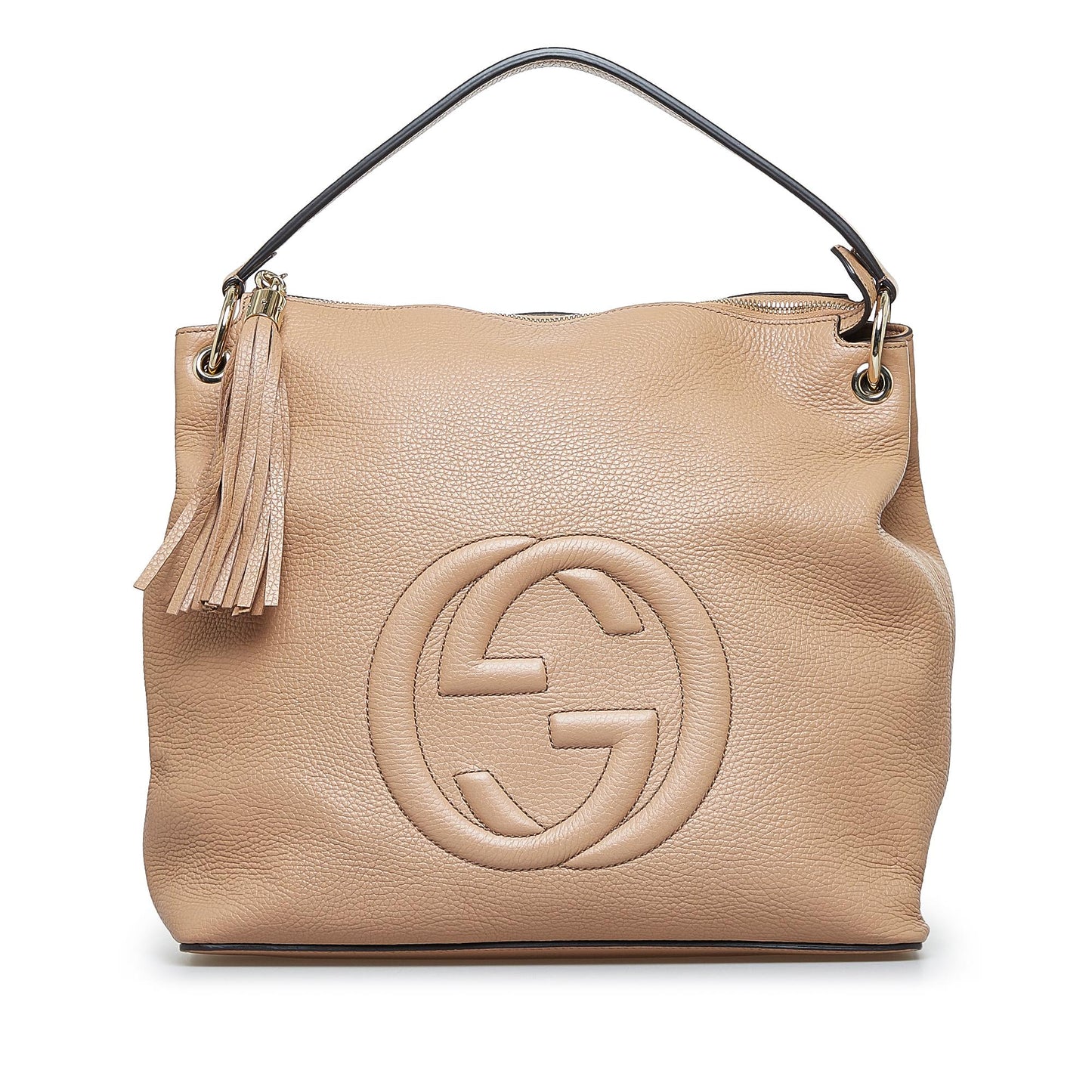 Gucci Soho SHG-u8gGup Leather Calf Brown Satchel Bag
