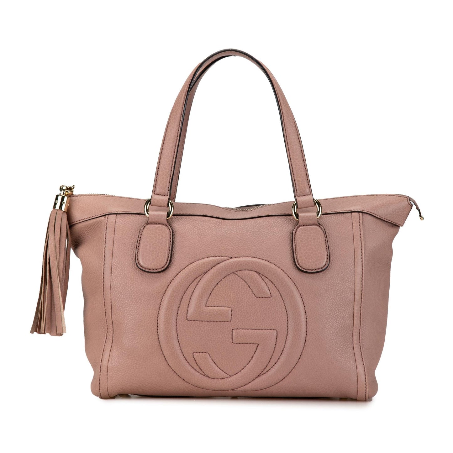 Gucci Soho Working SHG-ngLl0b Leather Calf Pink Tote Bag