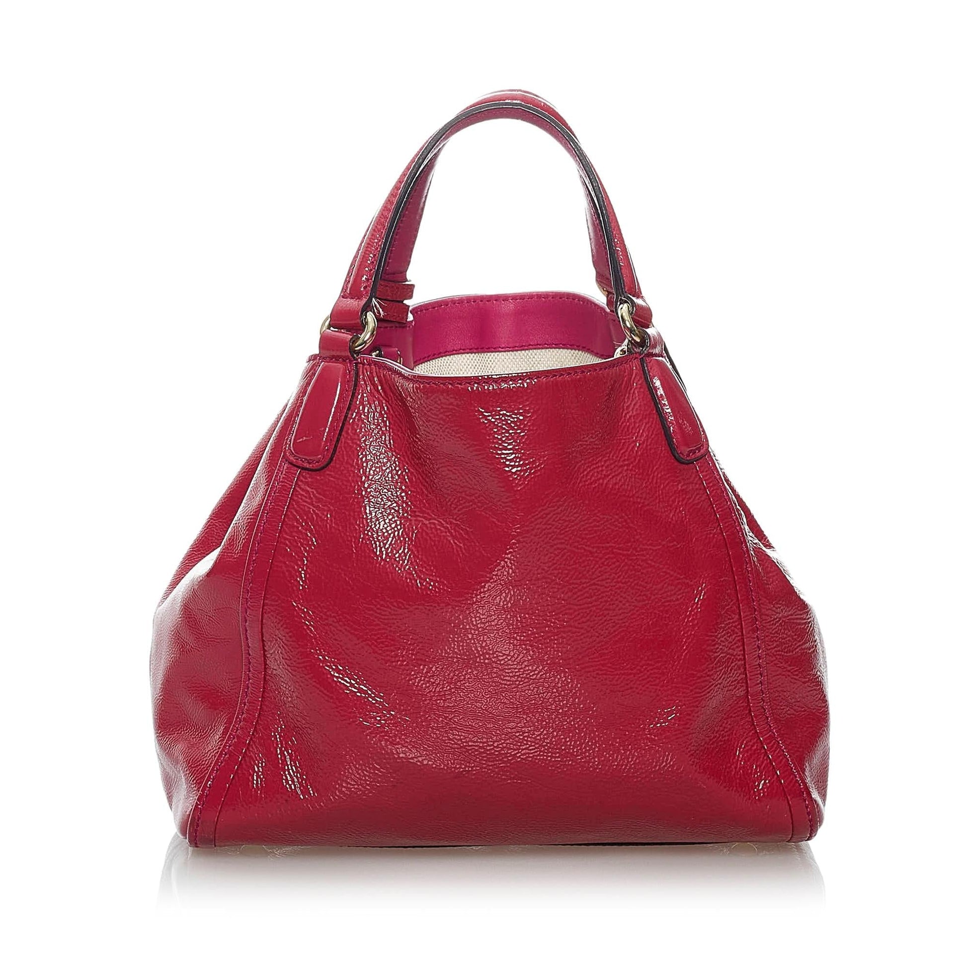 Gucci Soho SHG Leather Patent Pink Satchel Bag Satchel Shg