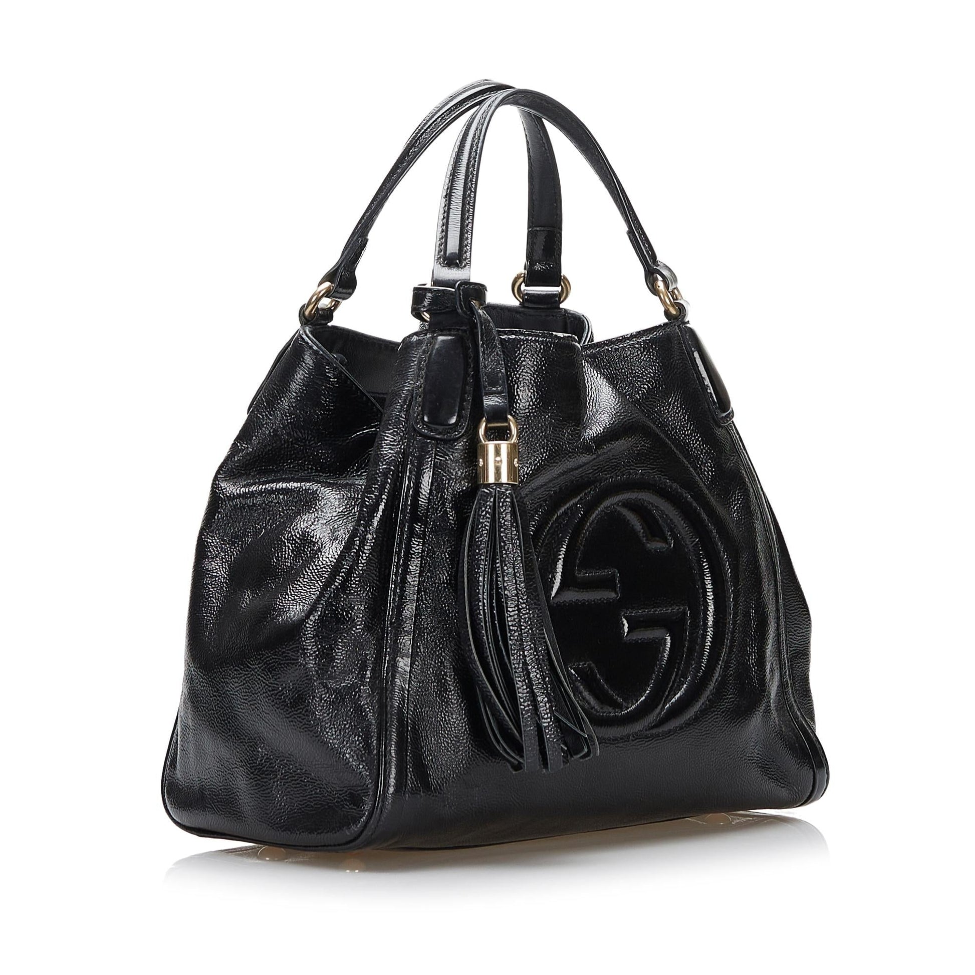Gucci Soho SHG Calf Black Satchel Bag