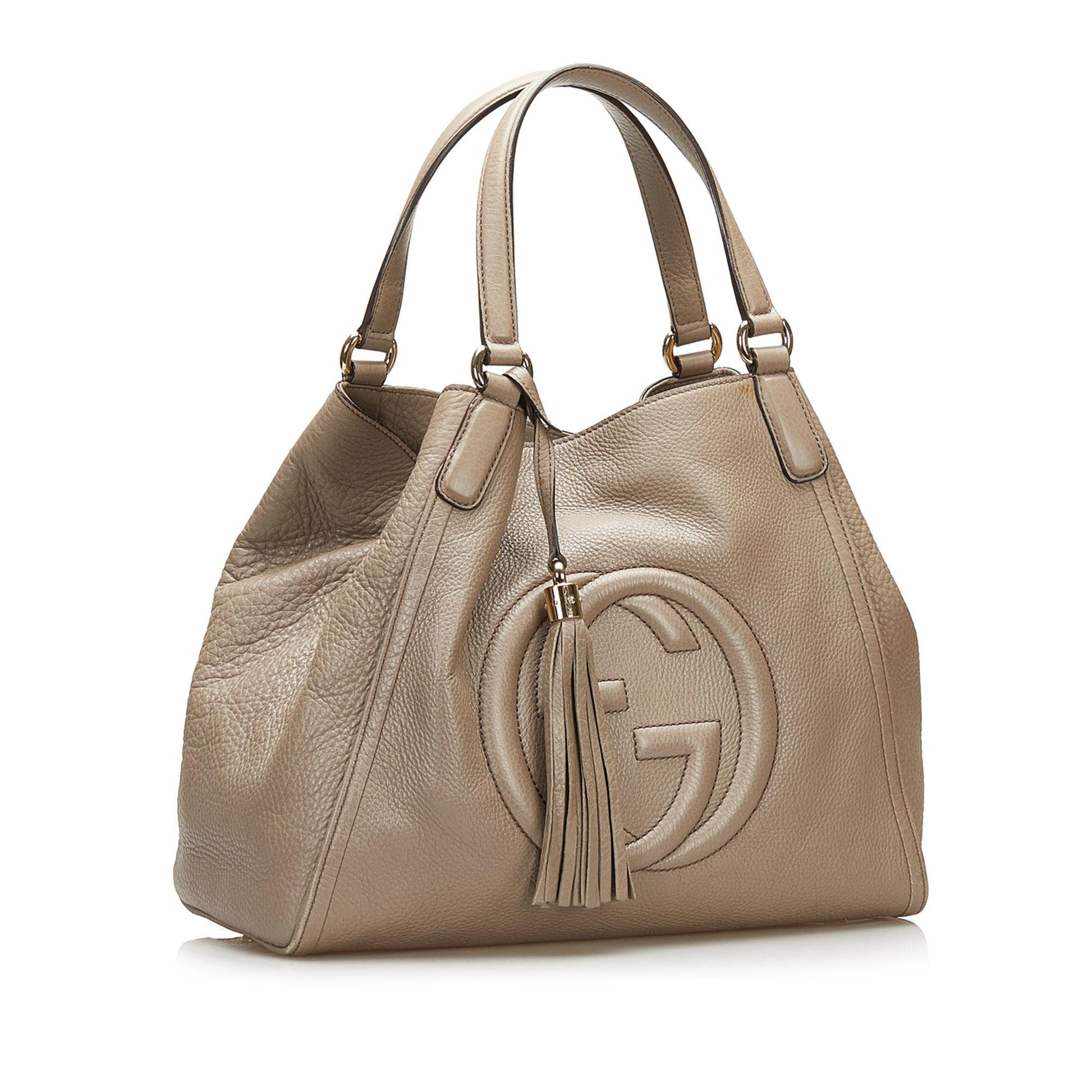 Gucci Soho SHG Calf Brown Tote Bag